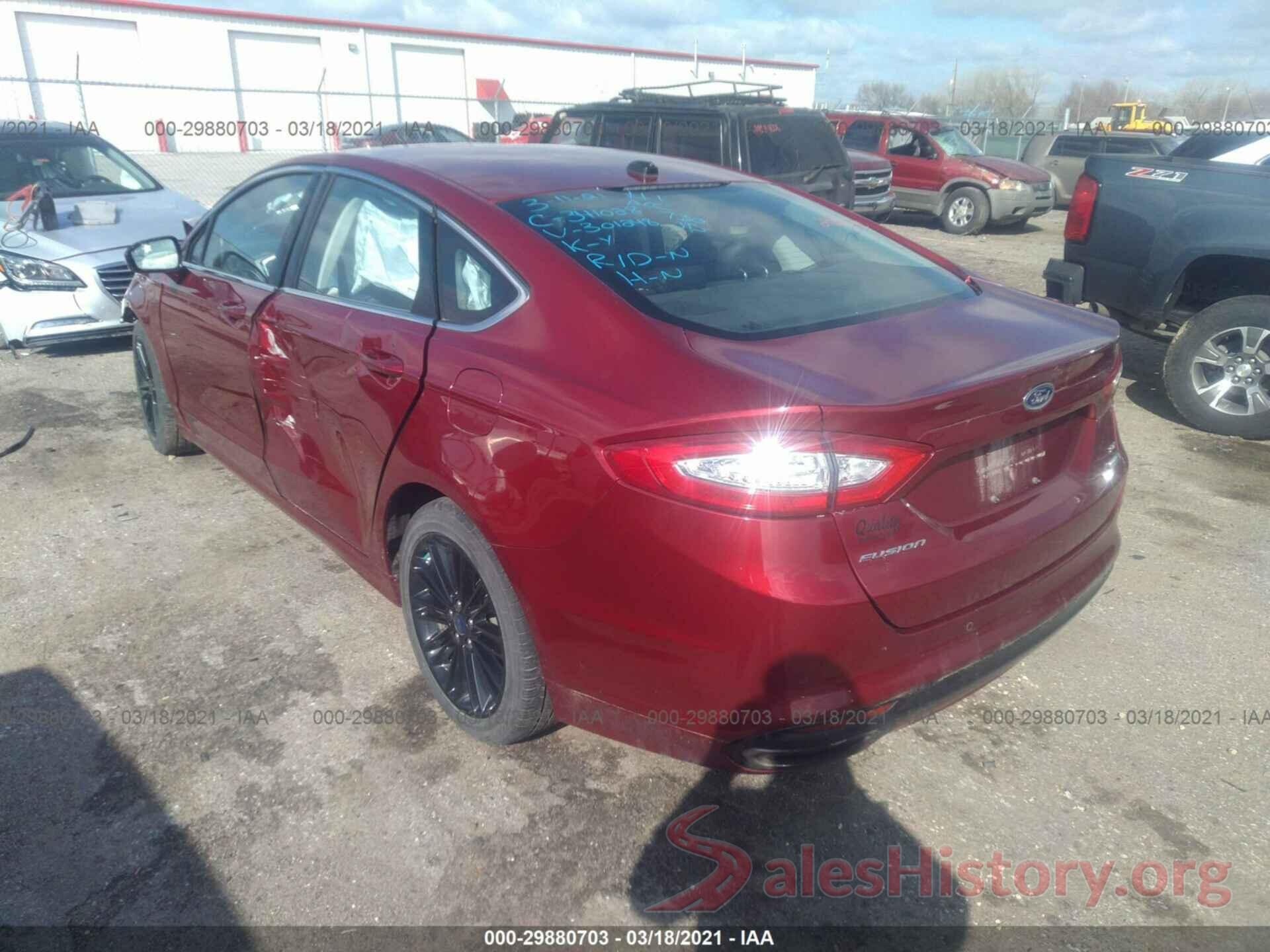 3FA6P0T95GR301248 2016 FORD FUSION