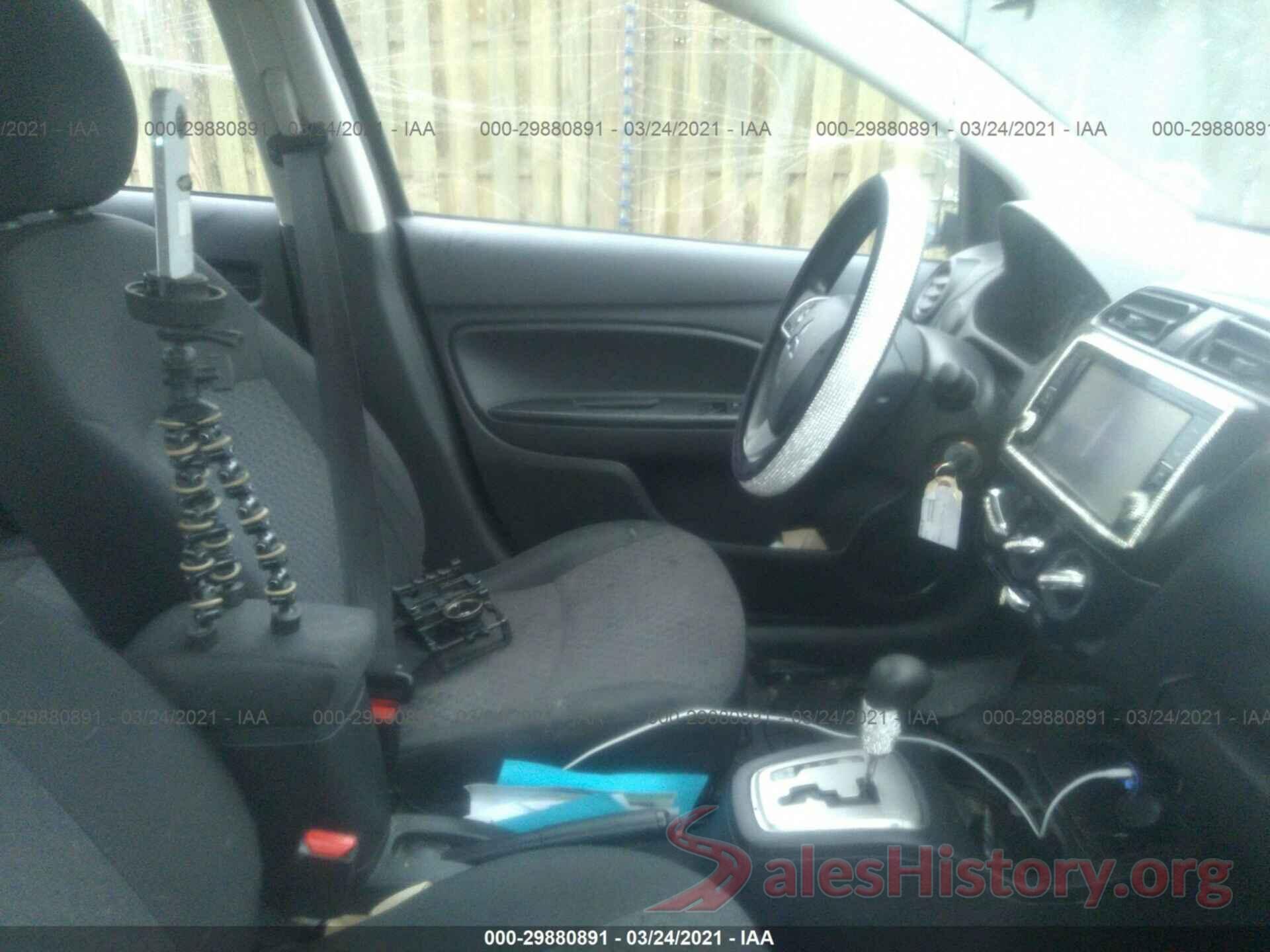 ML32A3HJ7KH009337 2019 MITSUBISHI MIRAGE