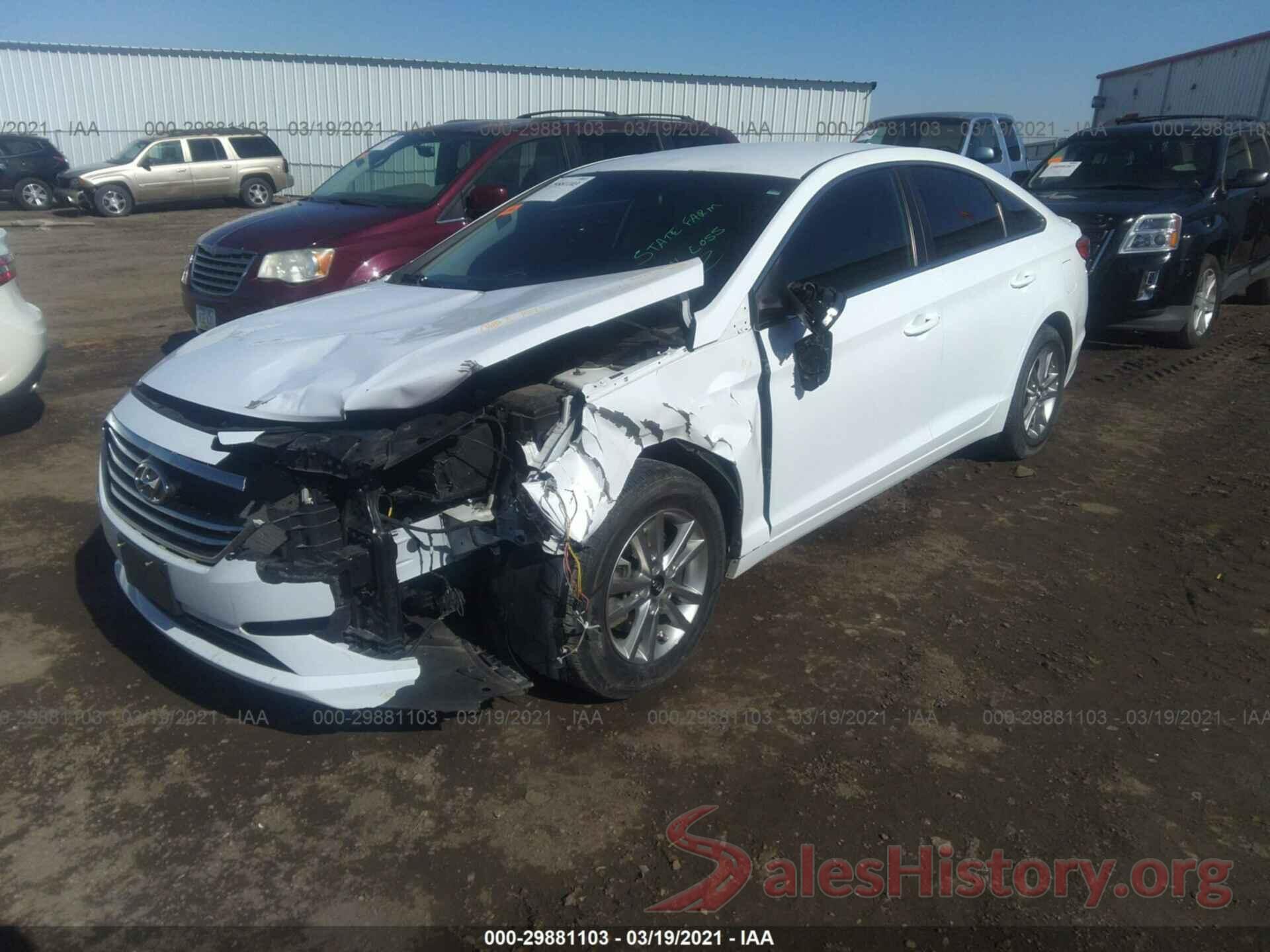 5NPE24AF4HH471917 2017 HYUNDAI SONATA