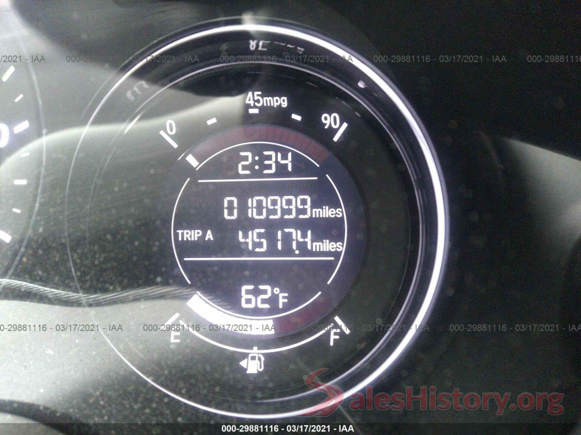 3CZRU5H15KM705764 2019 HONDA HR-V