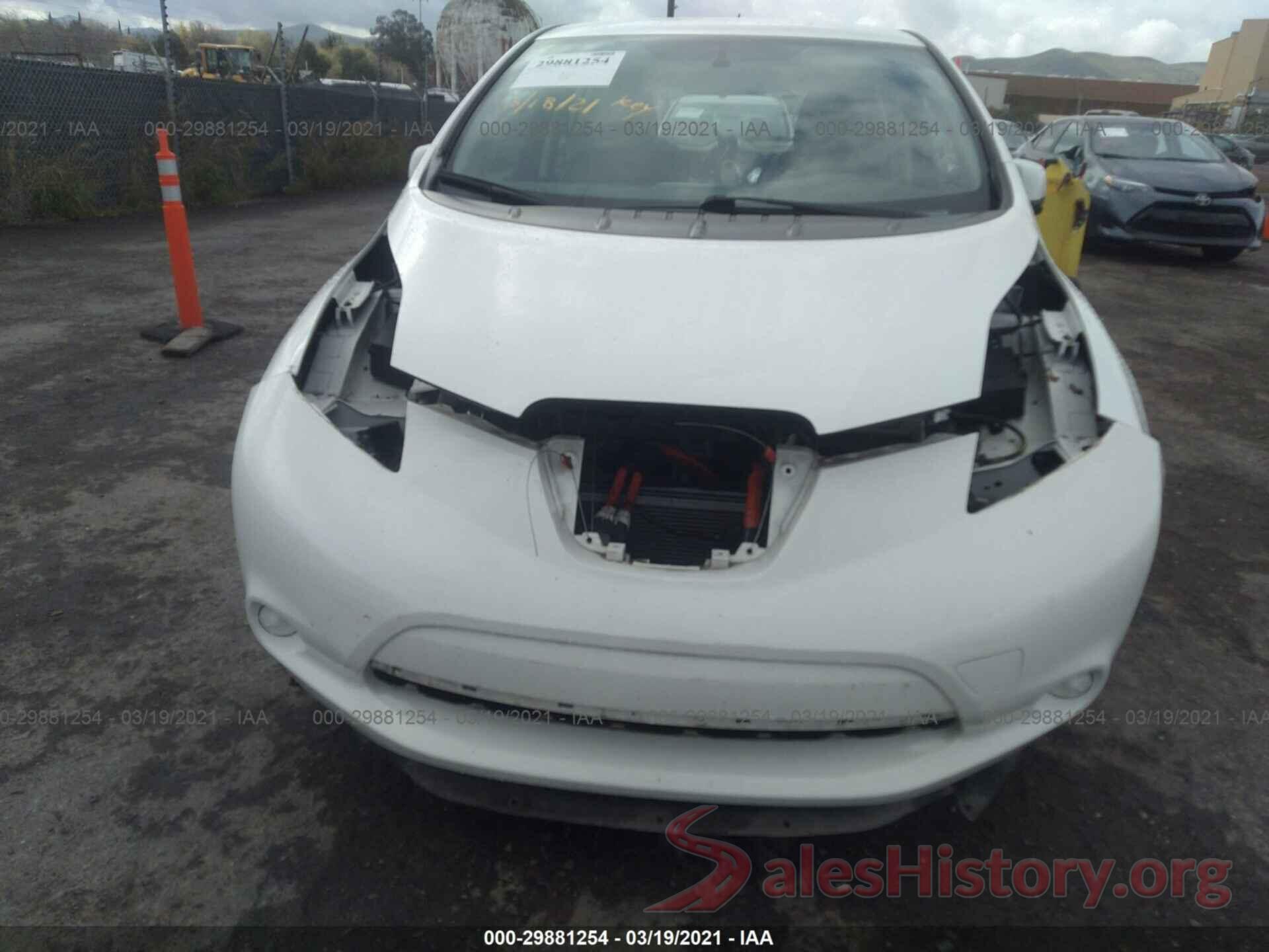 1N4AZ0CP6GC303625 2016 NISSAN LEAF