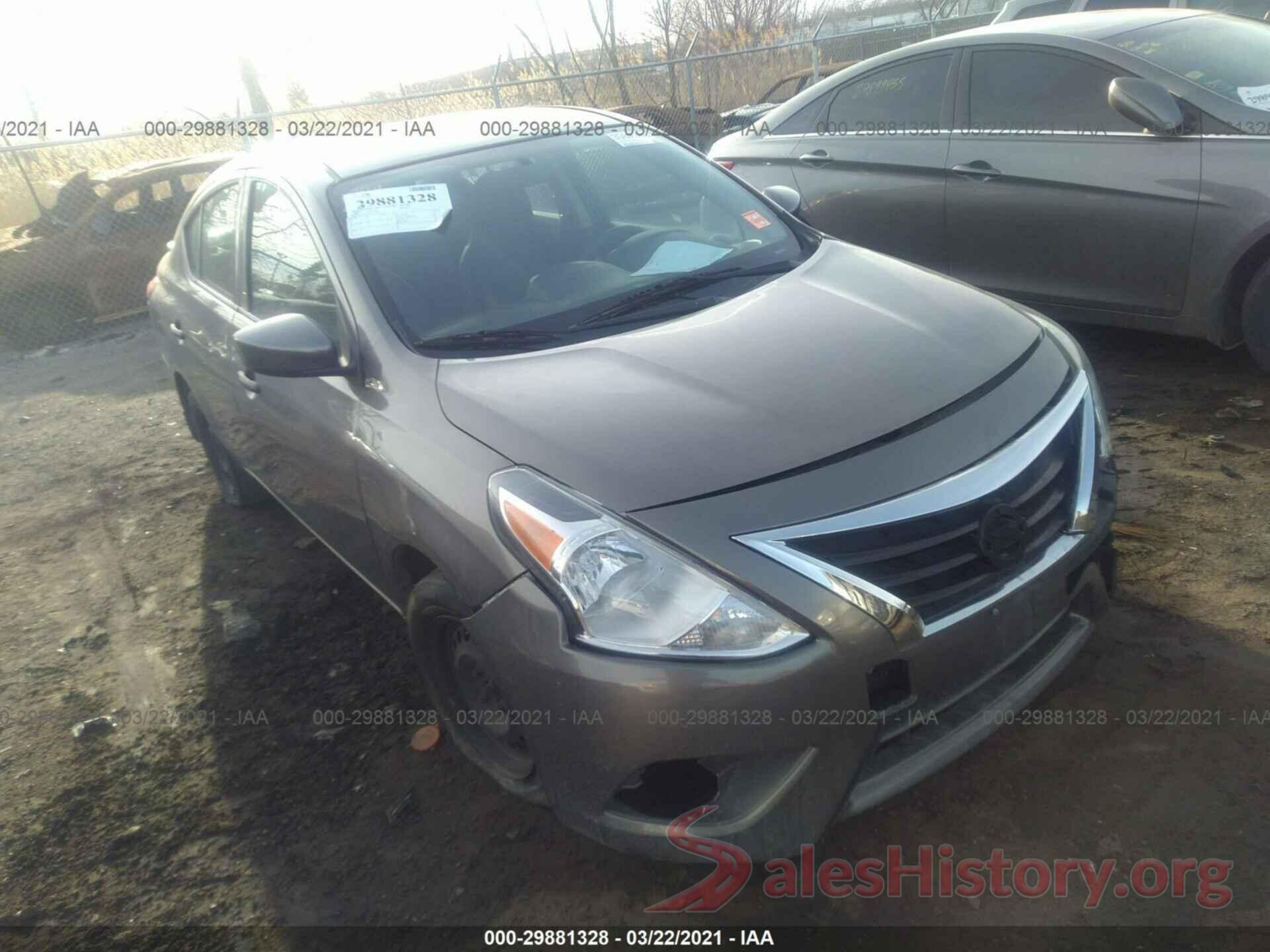 3N1CN7APXGL878795 2016 NISSAN VERSA