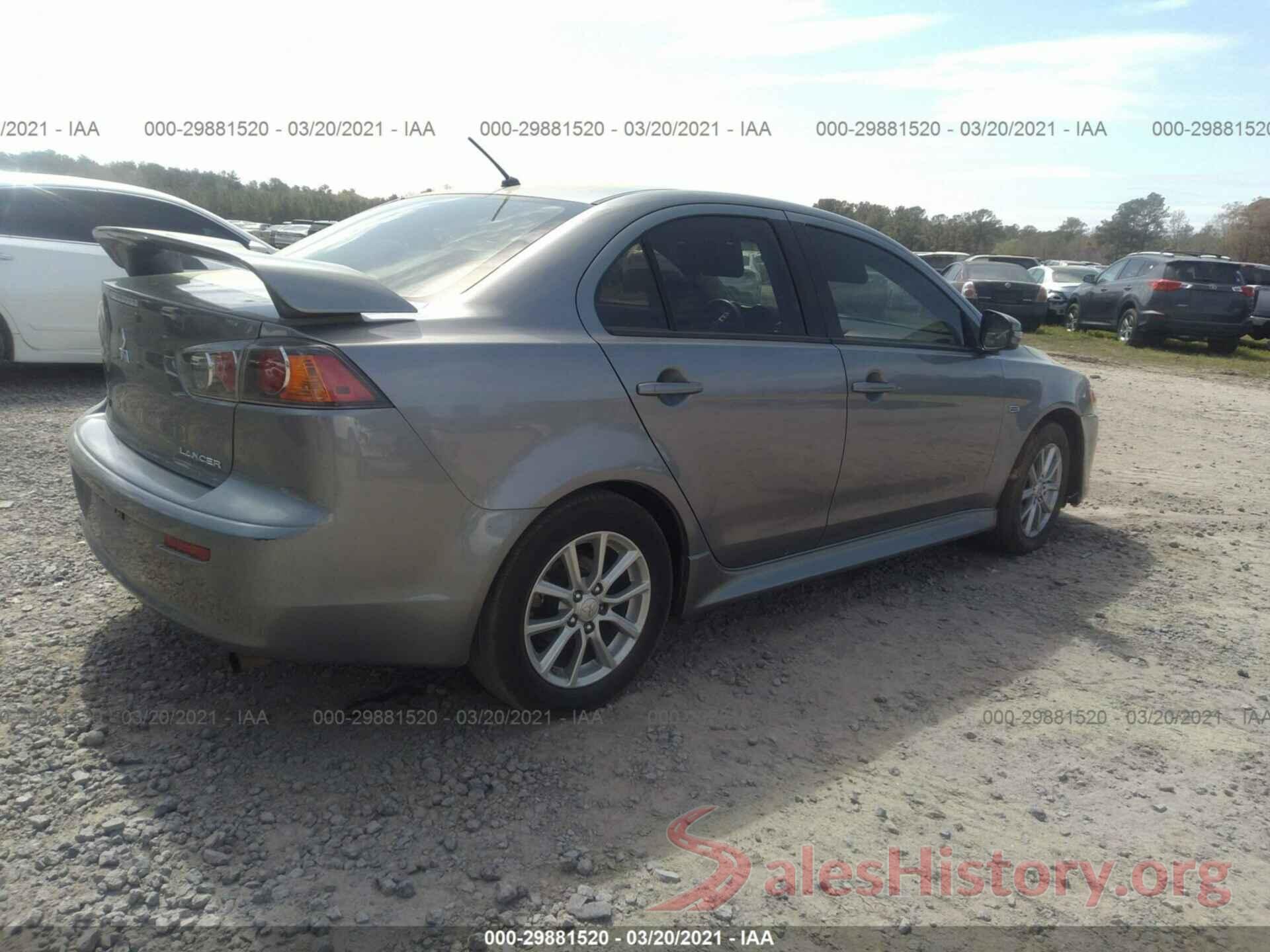 JA32U2FU1GU012615 2016 MITSUBISHI LANCER