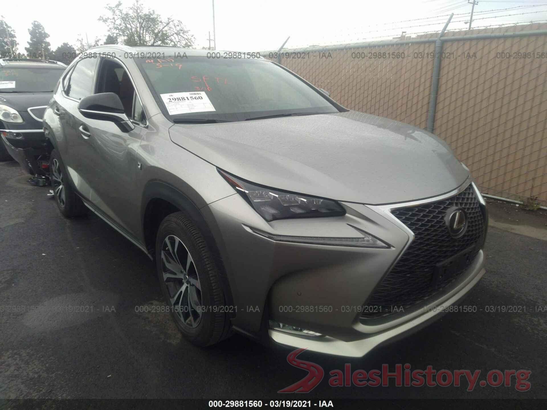 JTJBARBZ4H2125666 2017 LEXUS NX