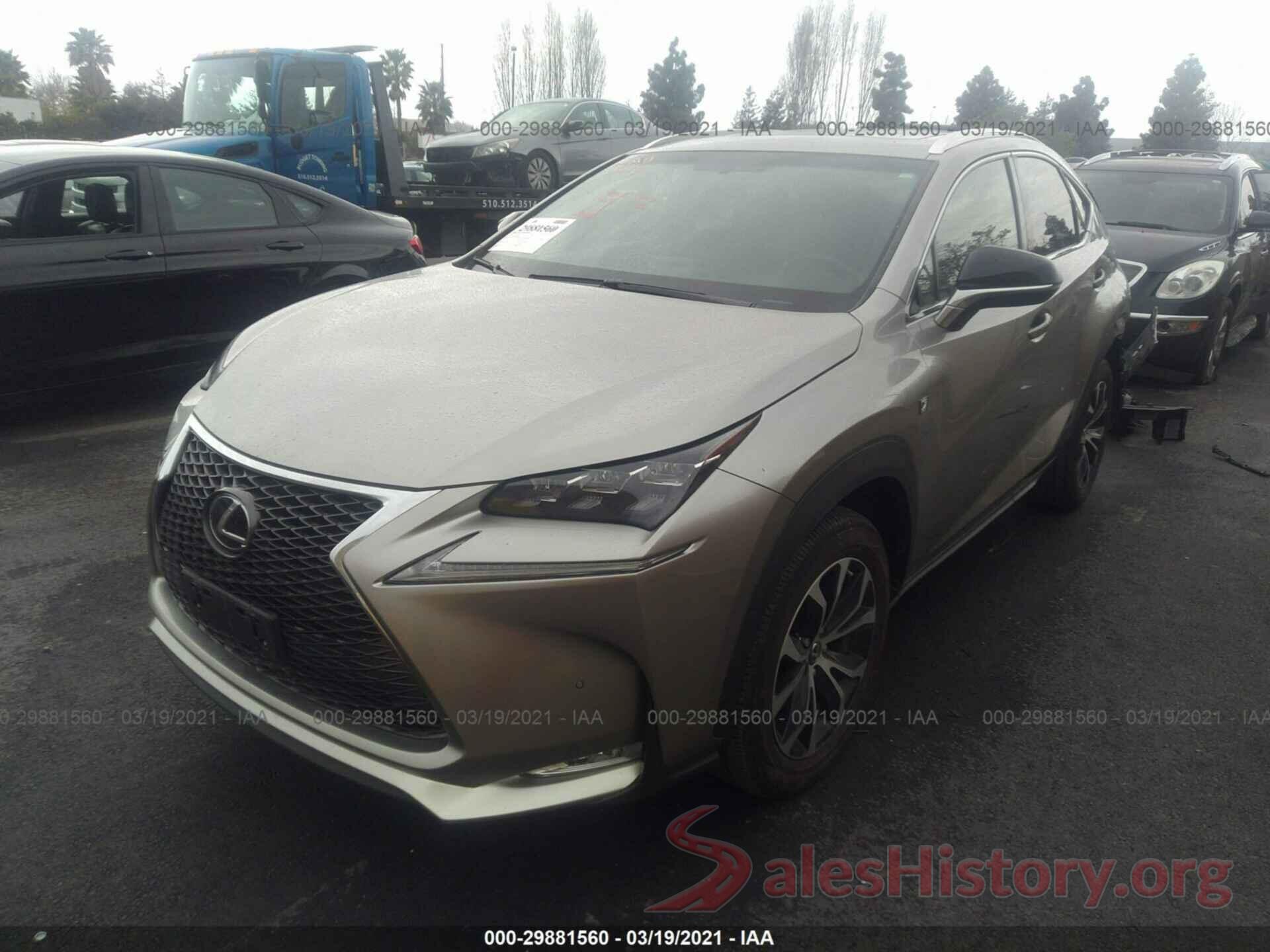 JTJBARBZ4H2125666 2017 LEXUS NX