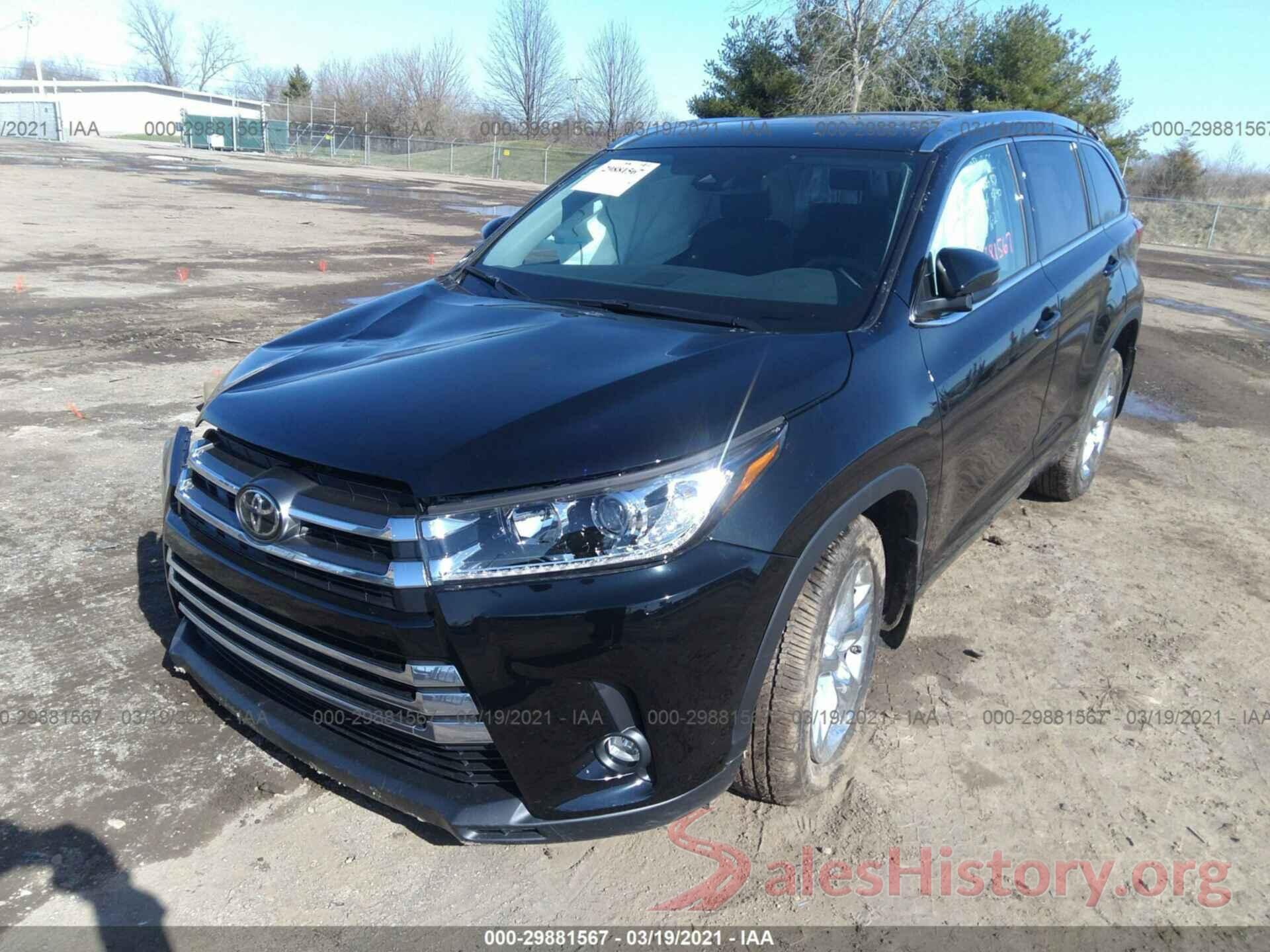 5TDDZRFH2KS741291 2019 TOYOTA HIGHLANDER