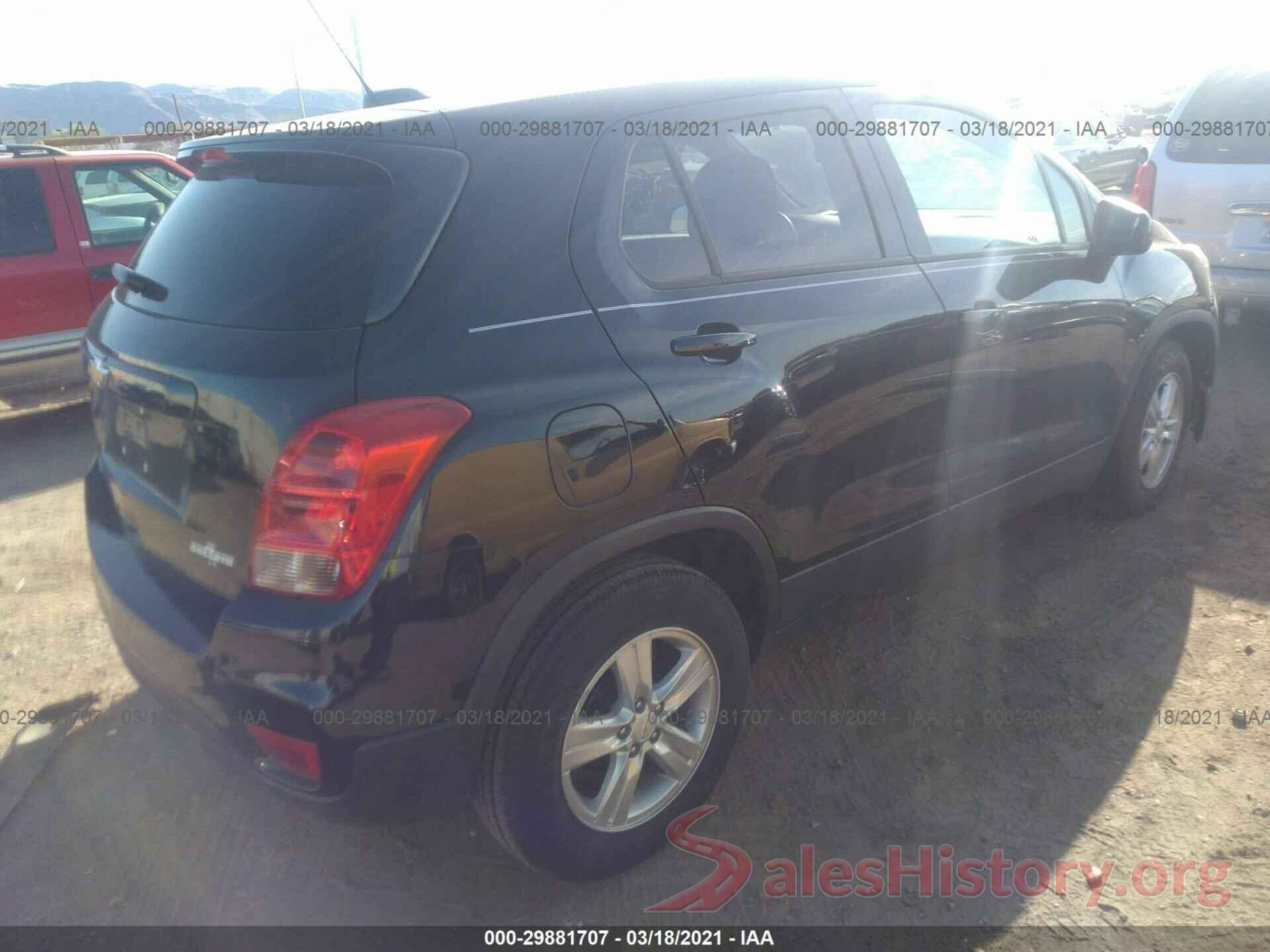 KL7CJKSB2LB058881 2020 CHEVROLET TRAX