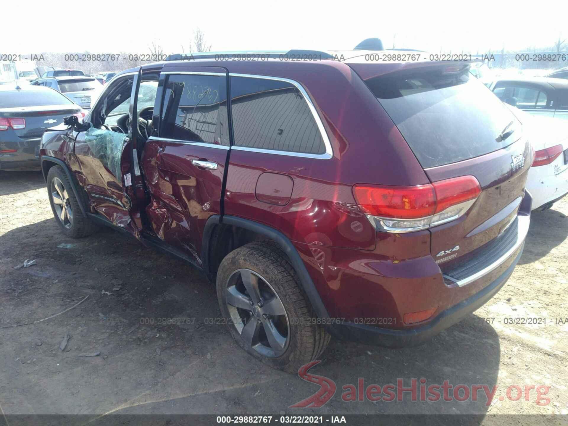 1C4RJFBG6GC388443 2016 JEEP GRAND CHEROKEE