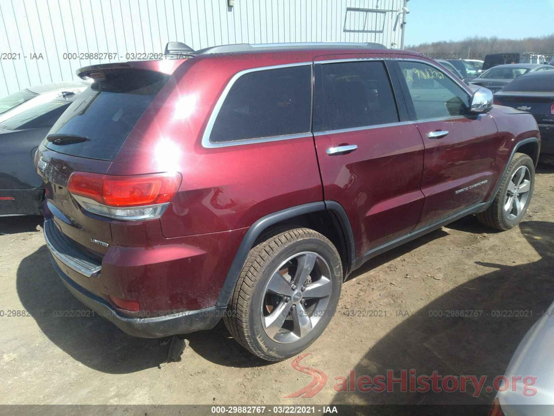 1C4RJFBG6GC388443 2016 JEEP GRAND CHEROKEE