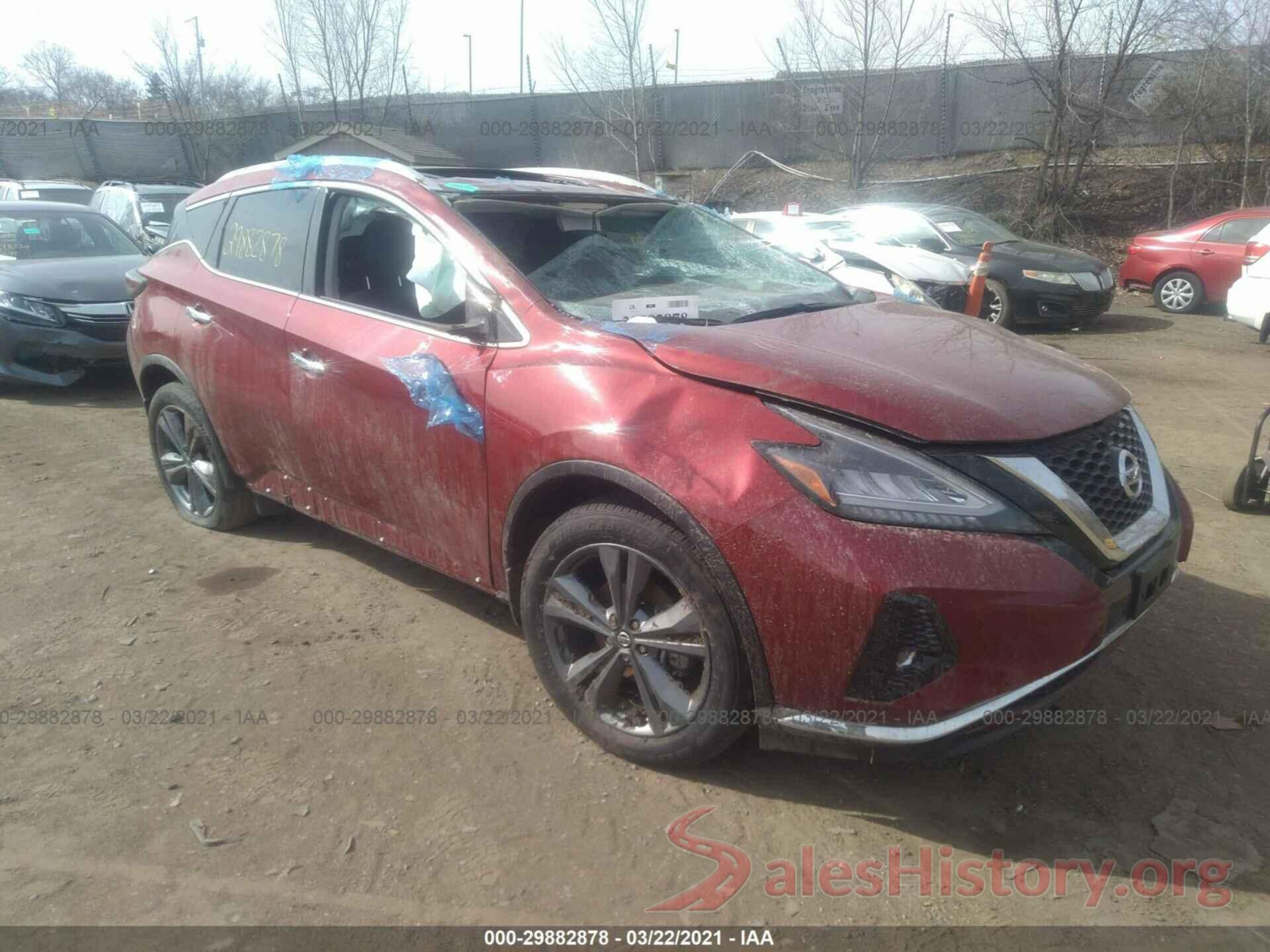 5N1AZ2DS9LN115278 2020 NISSAN MURANO