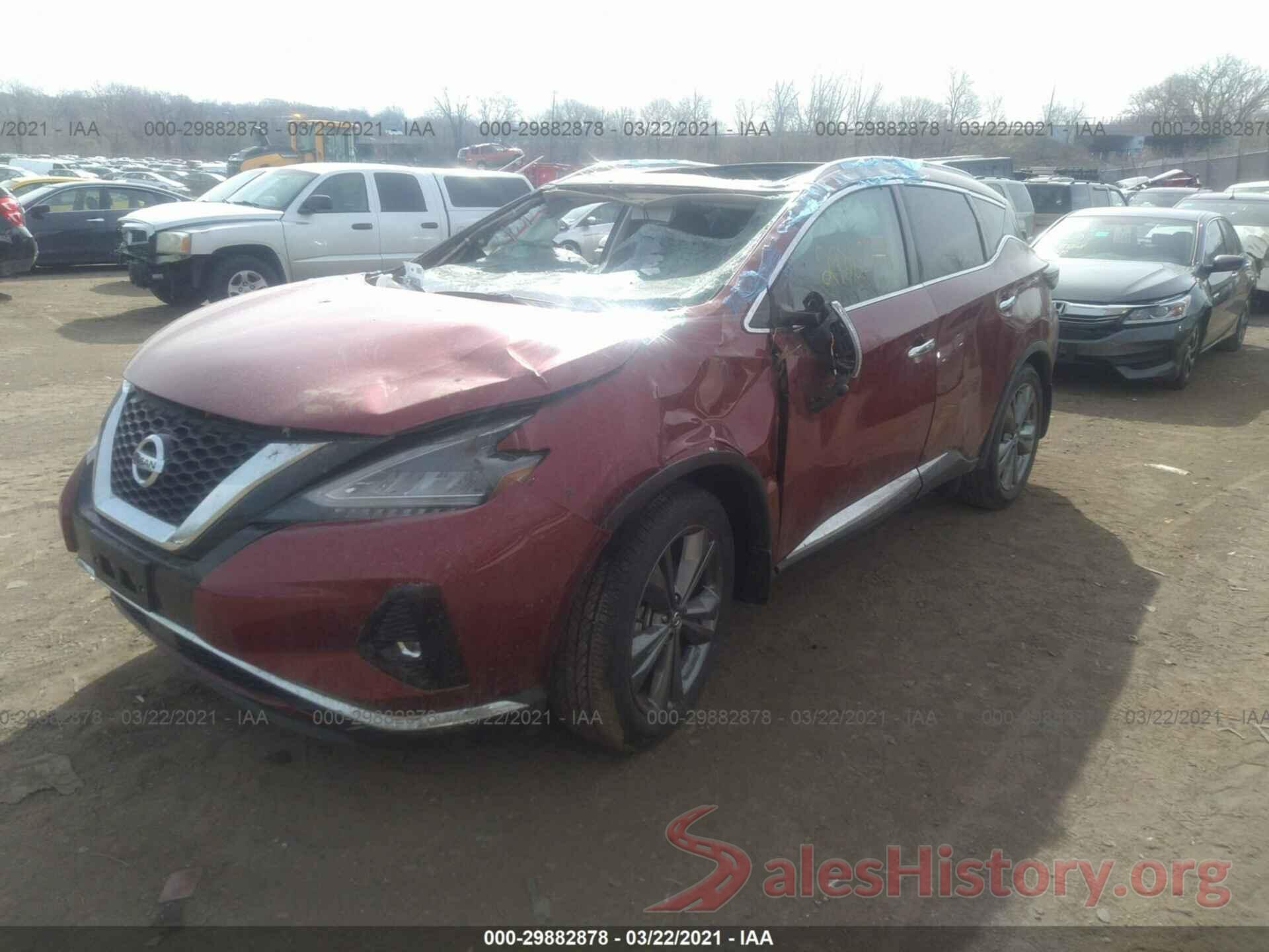 5N1AZ2DS9LN115278 2020 NISSAN MURANO