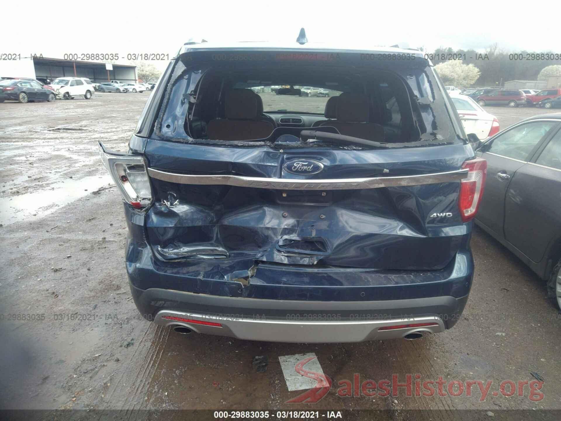 1FM5K8D80GGA50876 2016 FORD EXPLORER