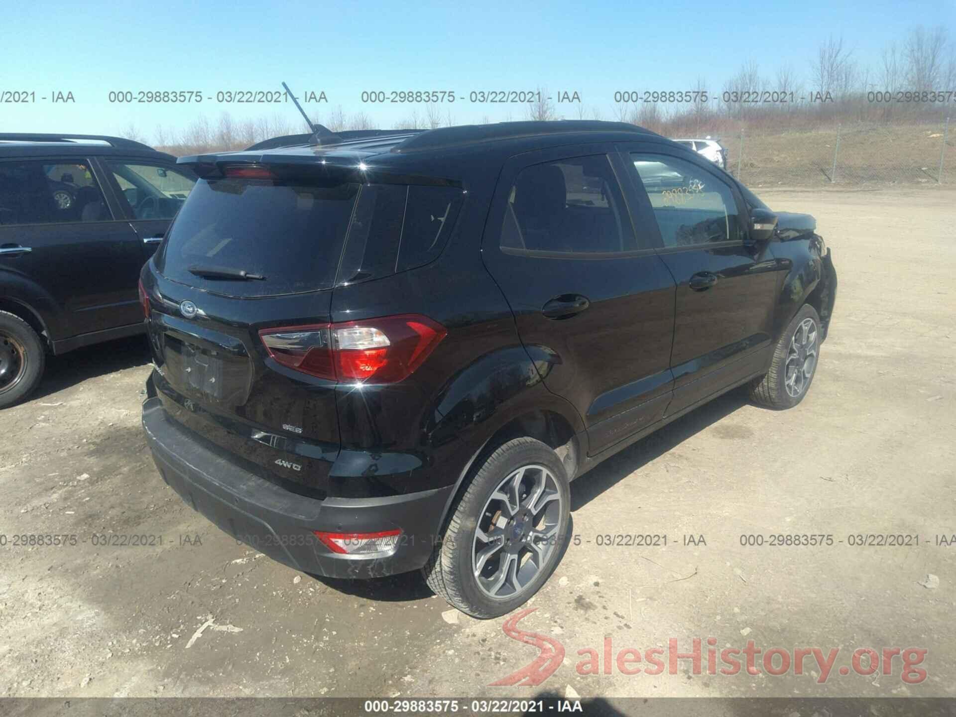 MAJ6S3JLXLC342143 2020 FORD ECOSPORT