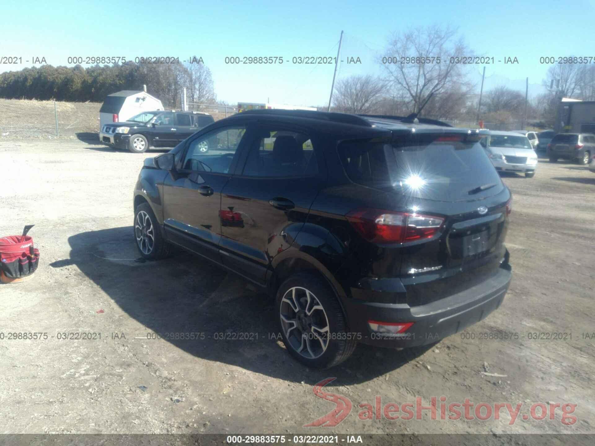 MAJ6S3JLXLC342143 2020 FORD ECOSPORT