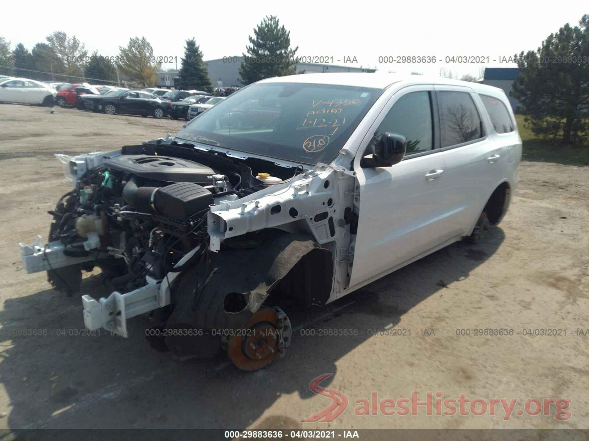 1C4RDJDG0LC224350 2020 DODGE DURANGO