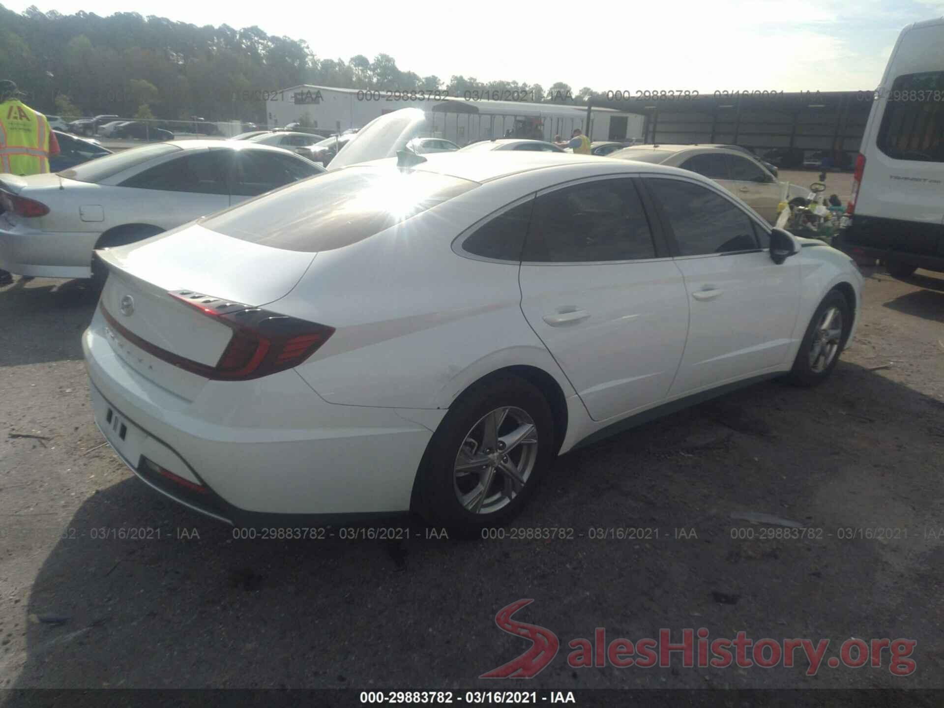 5NPEG4JA8MH070743 2021 HYUNDAI SONATA