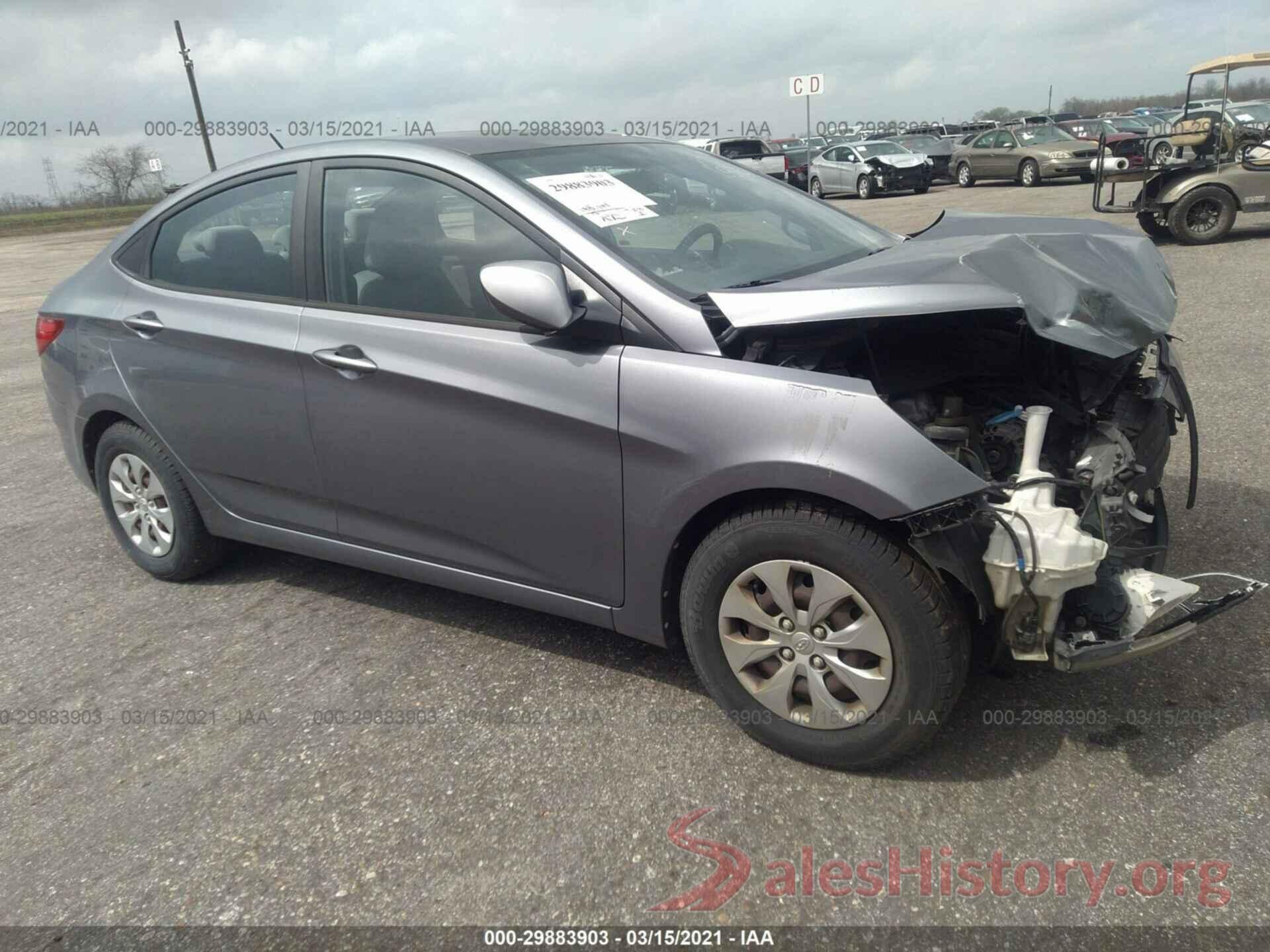 KMHCT4AE9GU948403 2016 HYUNDAI ACCENT