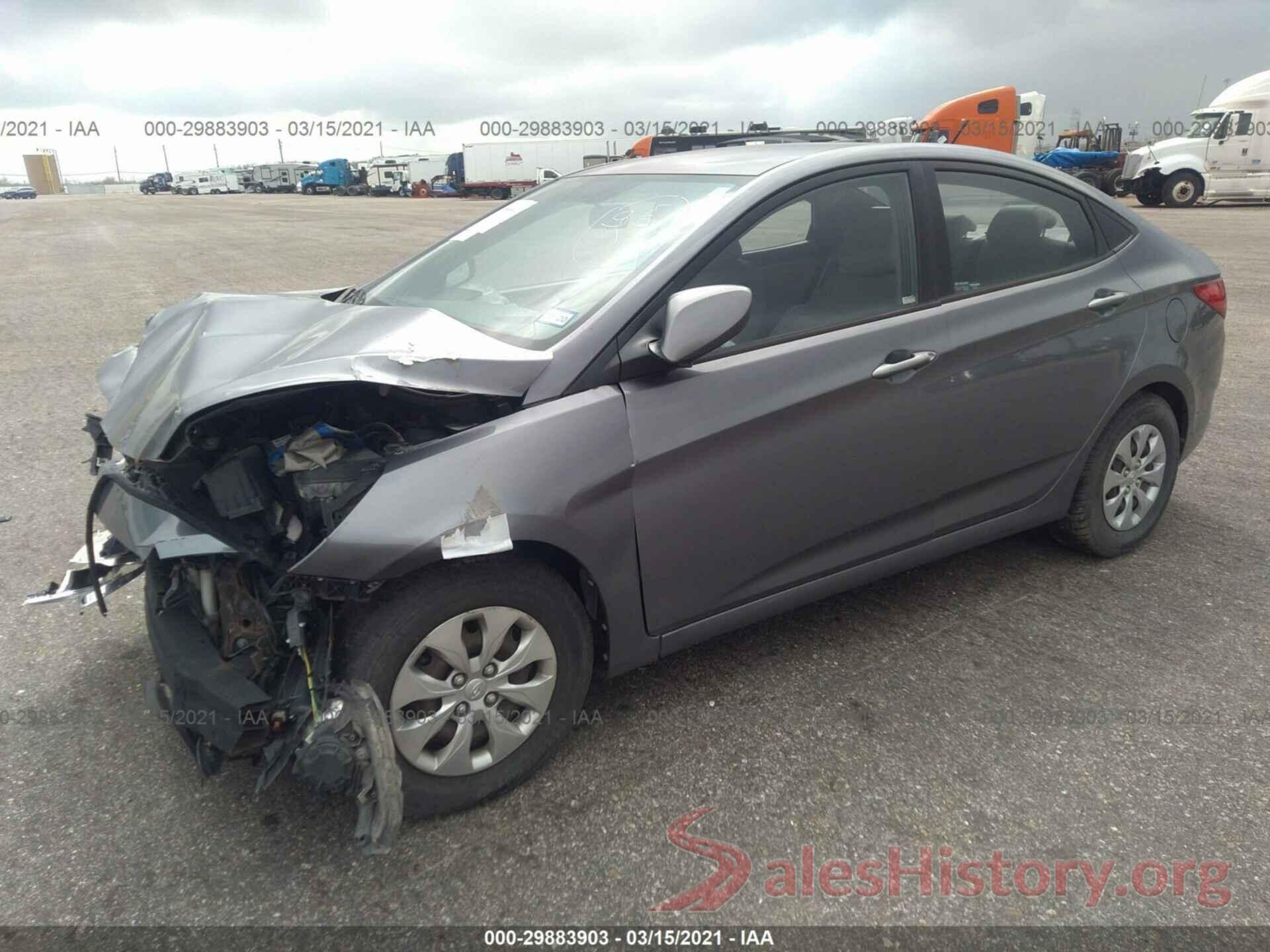 KMHCT4AE9GU948403 2016 HYUNDAI ACCENT