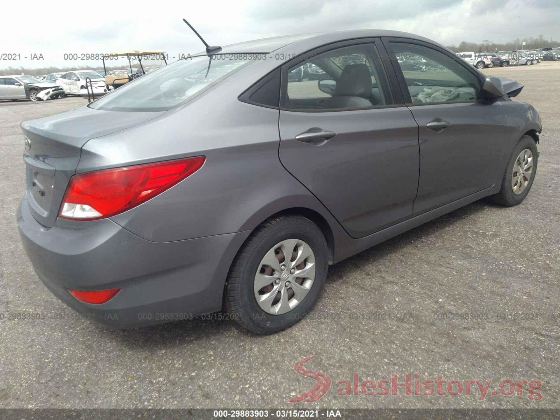 KMHCT4AE9GU948403 2016 HYUNDAI ACCENT