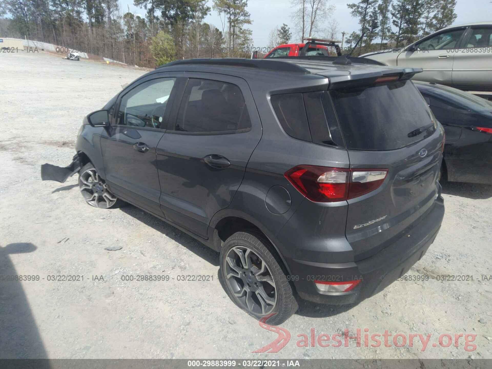 MAJ6S3JL2KC250698 2019 FORD ECOSPORT