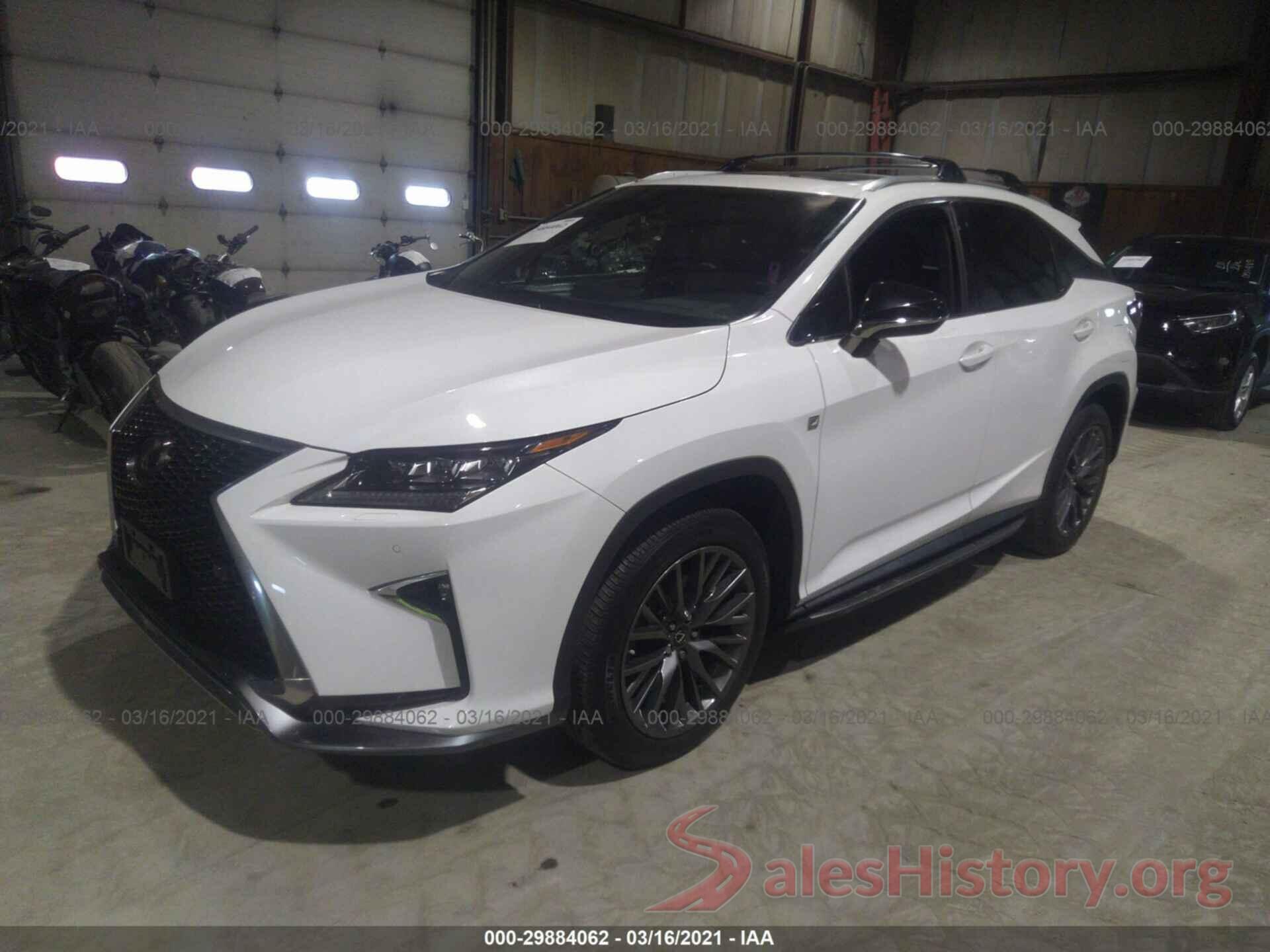 2T2BZMCA8HC085323 2017 LEXUS RX