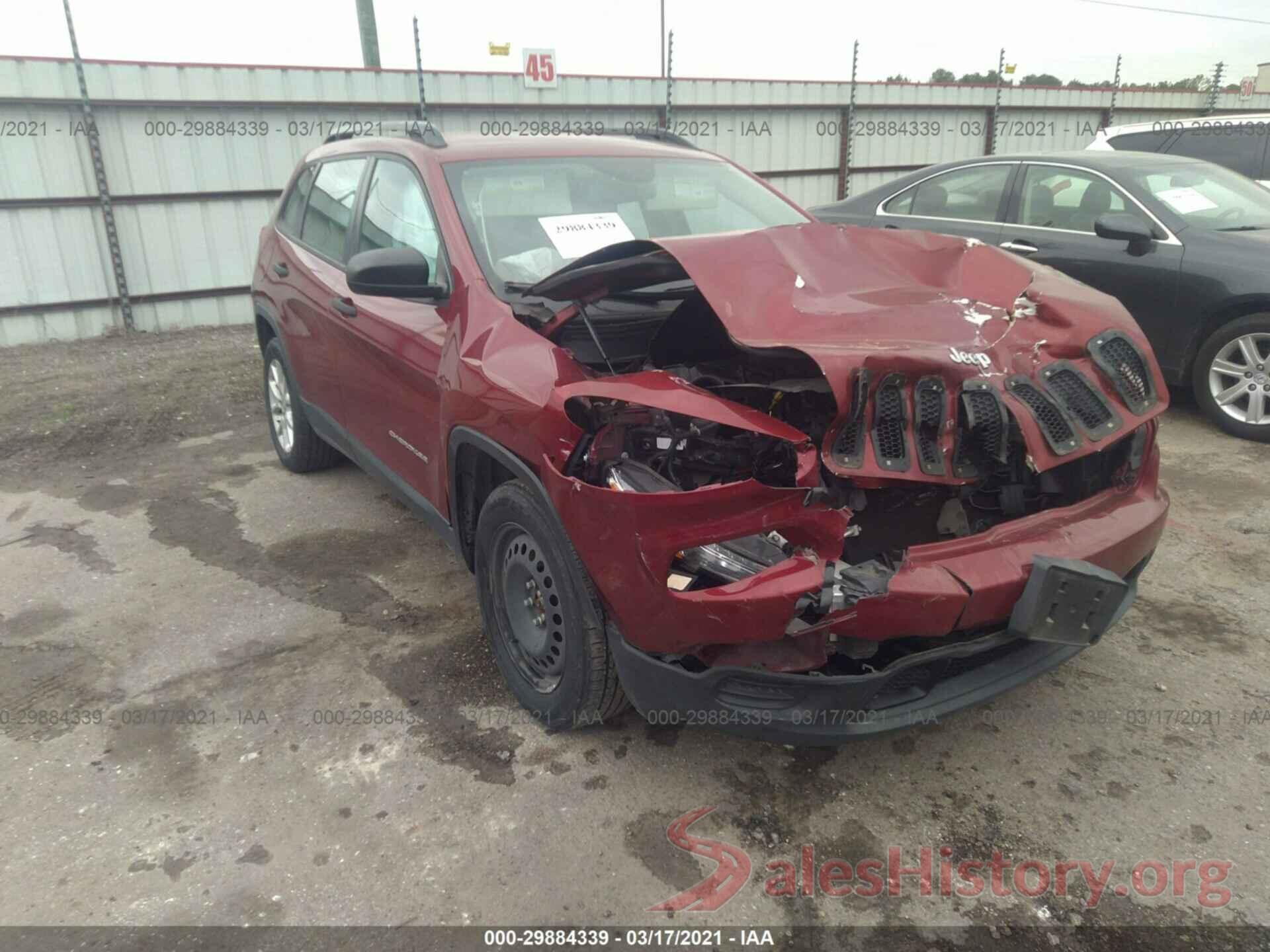 1C4PJLAB8GW126868 2016 JEEP CHEROKEE