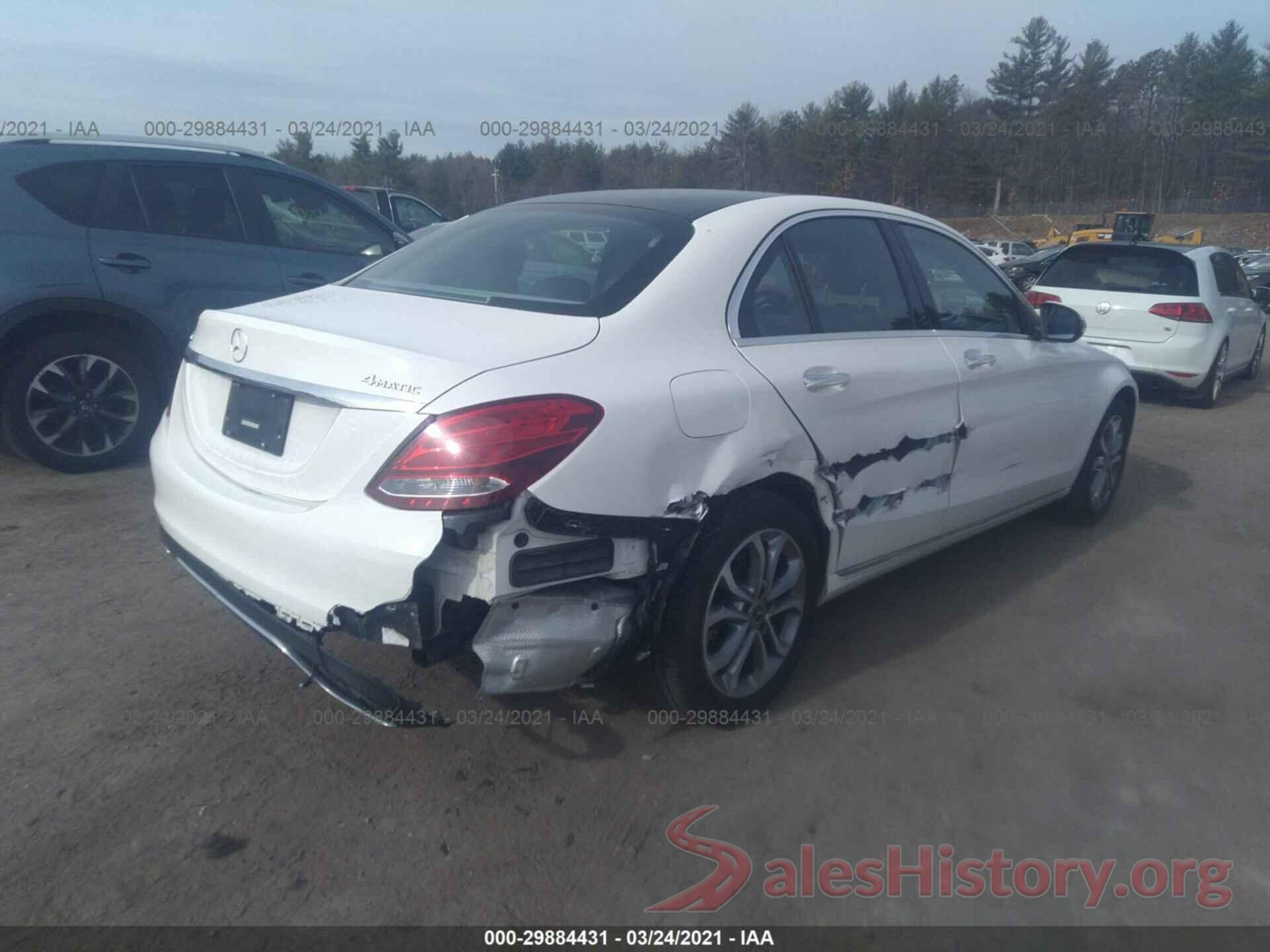 WDDWF4KB0JR347703 2018 MERCEDES-BENZ C-CLASS