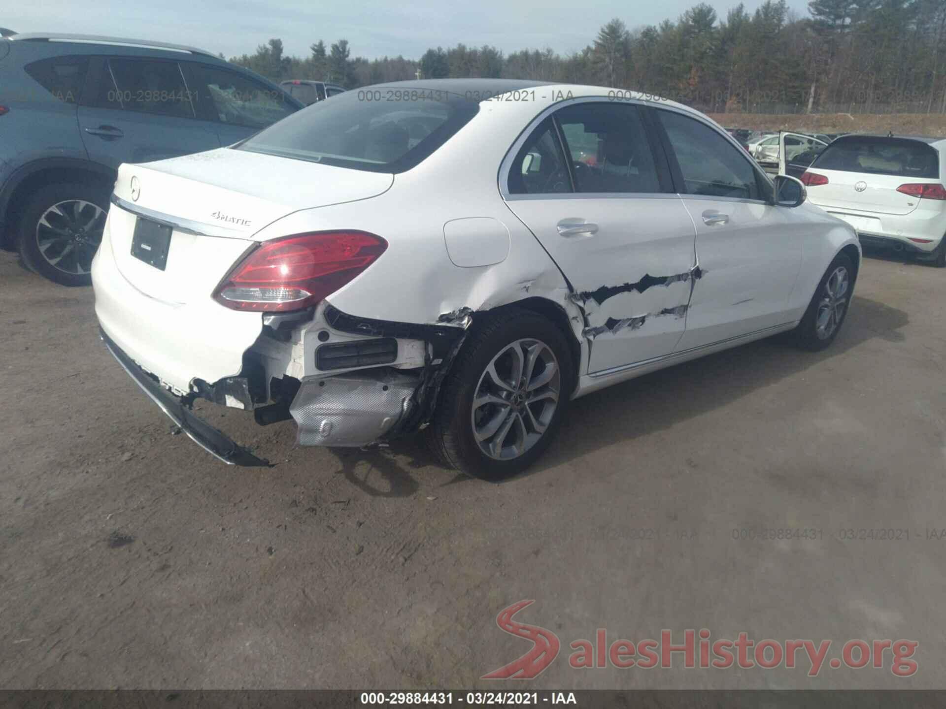 WDDWF4KB0JR347703 2018 MERCEDES-BENZ C-CLASS