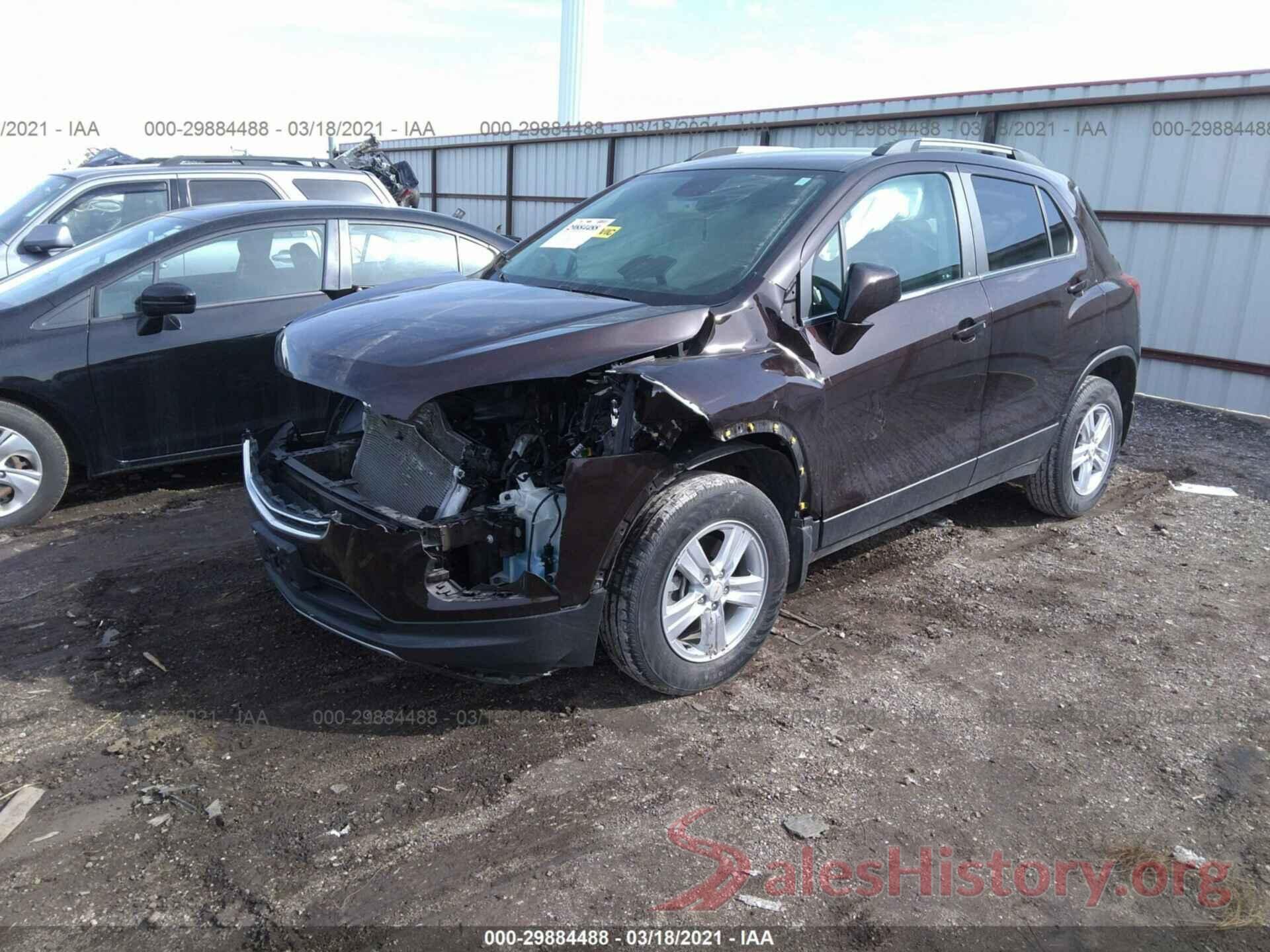 KL7CJPSB8GB755040 2016 CHEVROLET TRAX