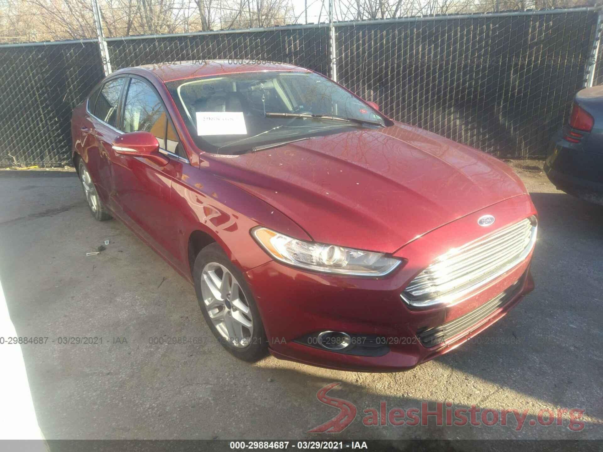 3FA6P0HD1GR310803 2016 FORD FUSION