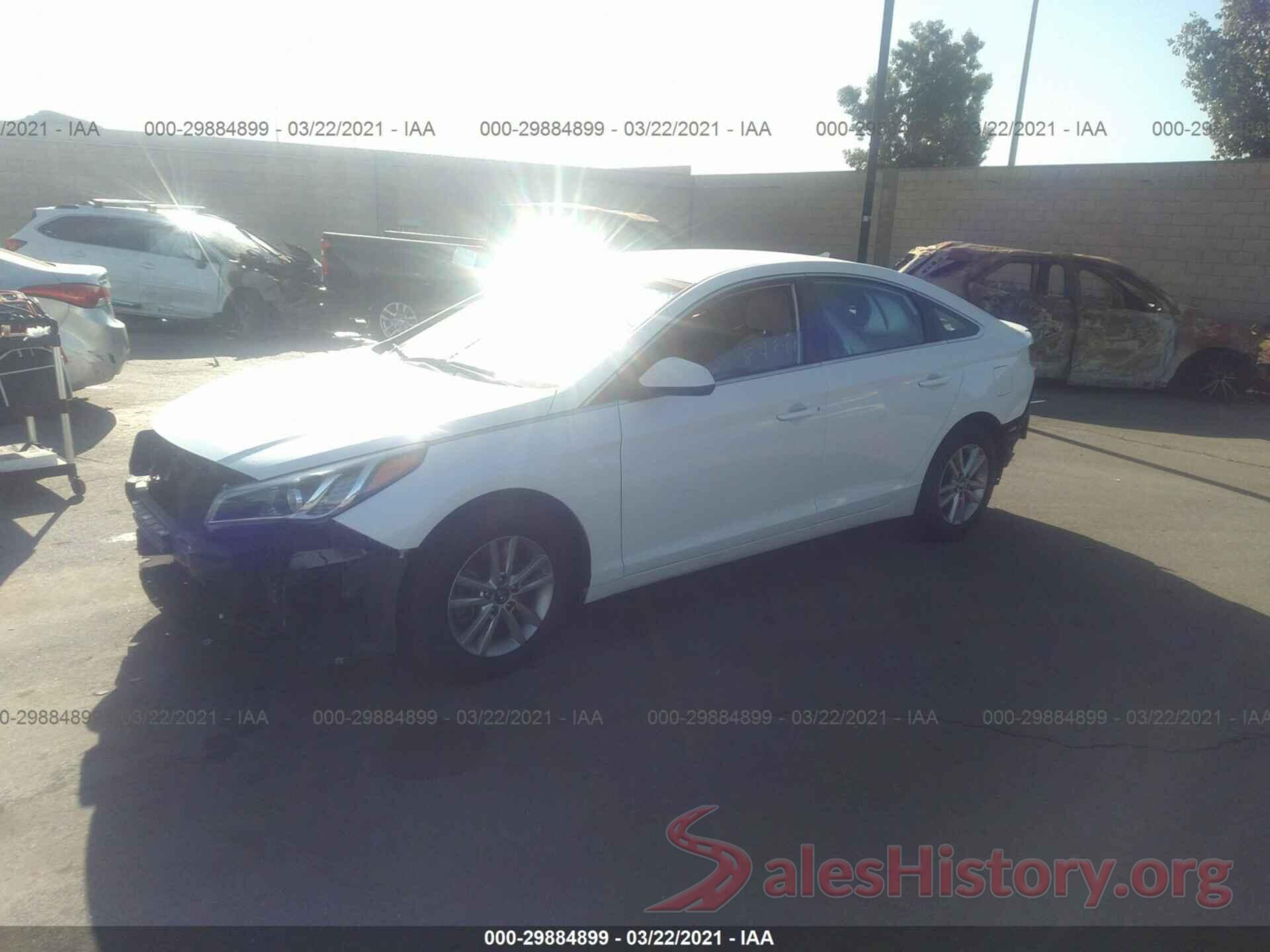 5NPE24AF7GH393437 2016 HYUNDAI SONATA