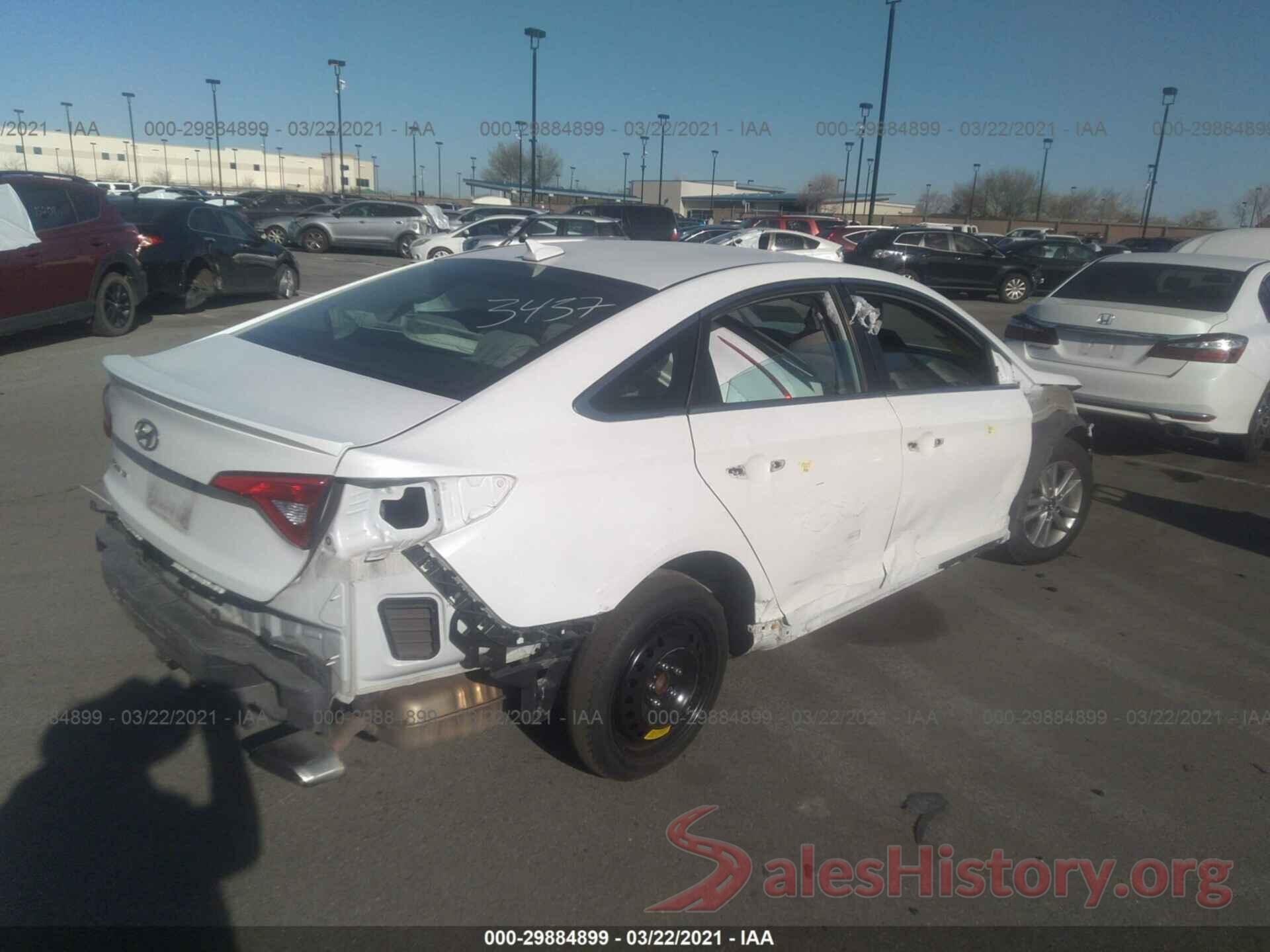 5NPE24AF7GH393437 2016 HYUNDAI SONATA