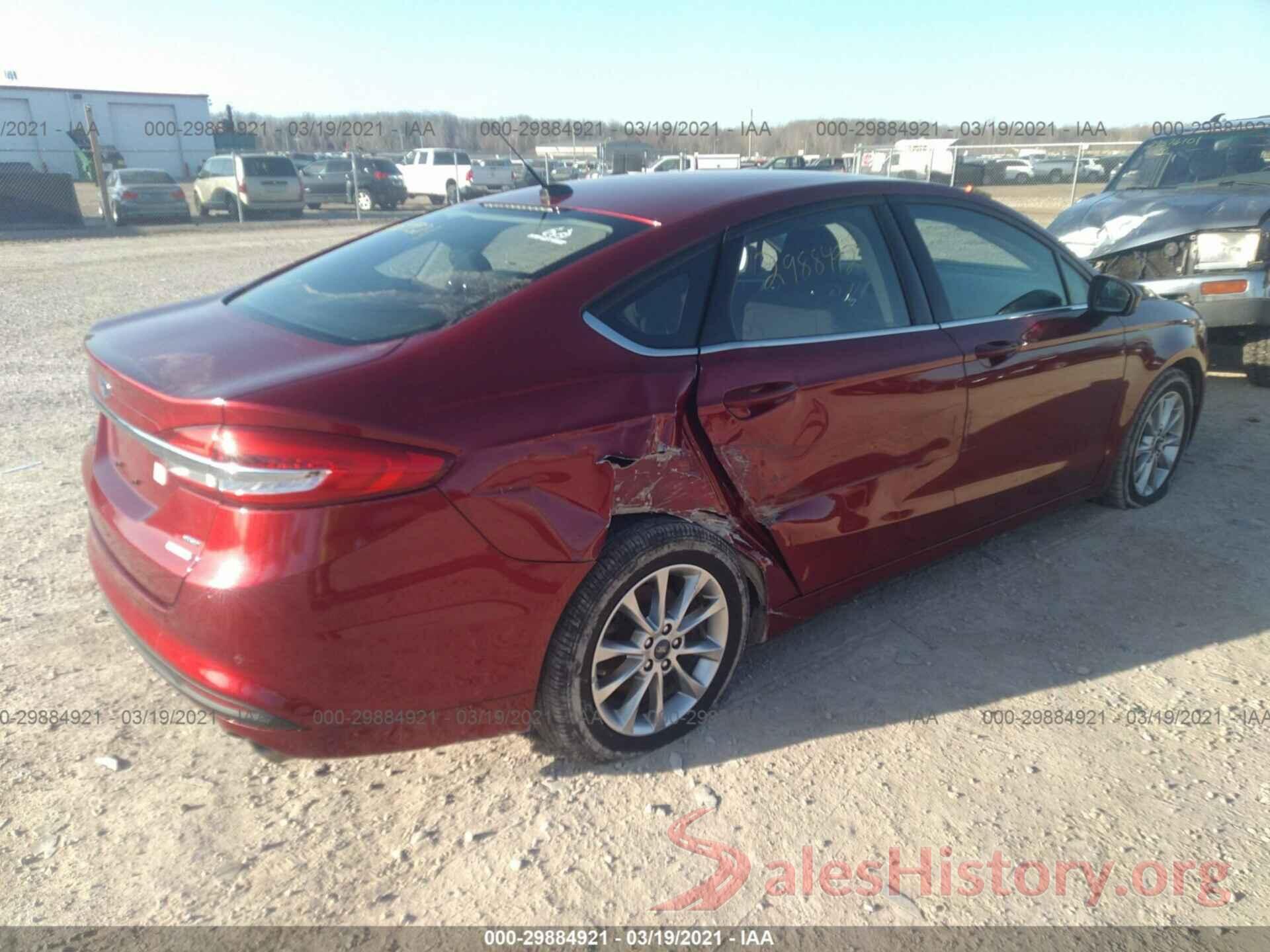 3FA6P0HD1HR219807 2017 FORD FUSION