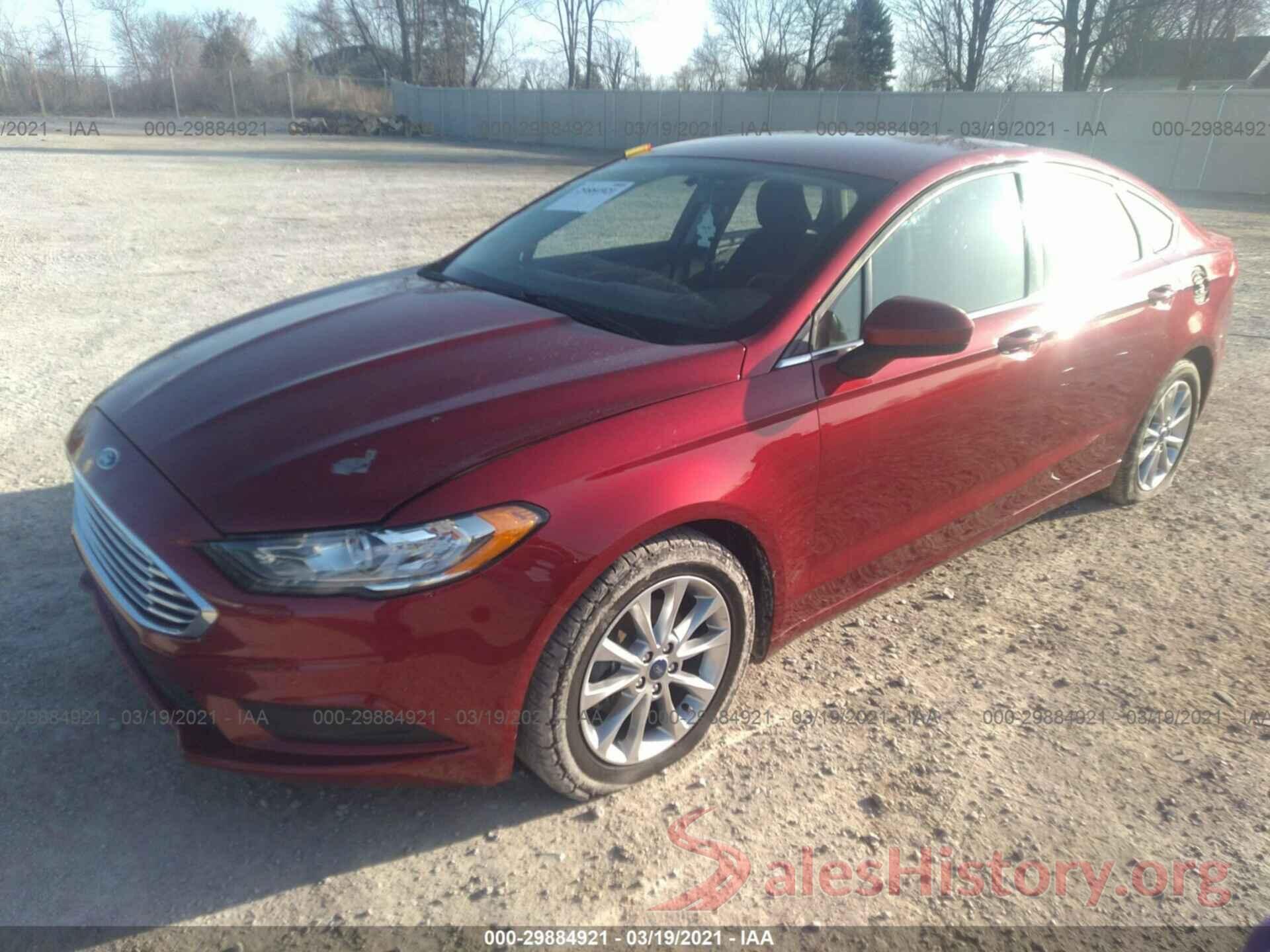 3FA6P0HD1HR219807 2017 FORD FUSION