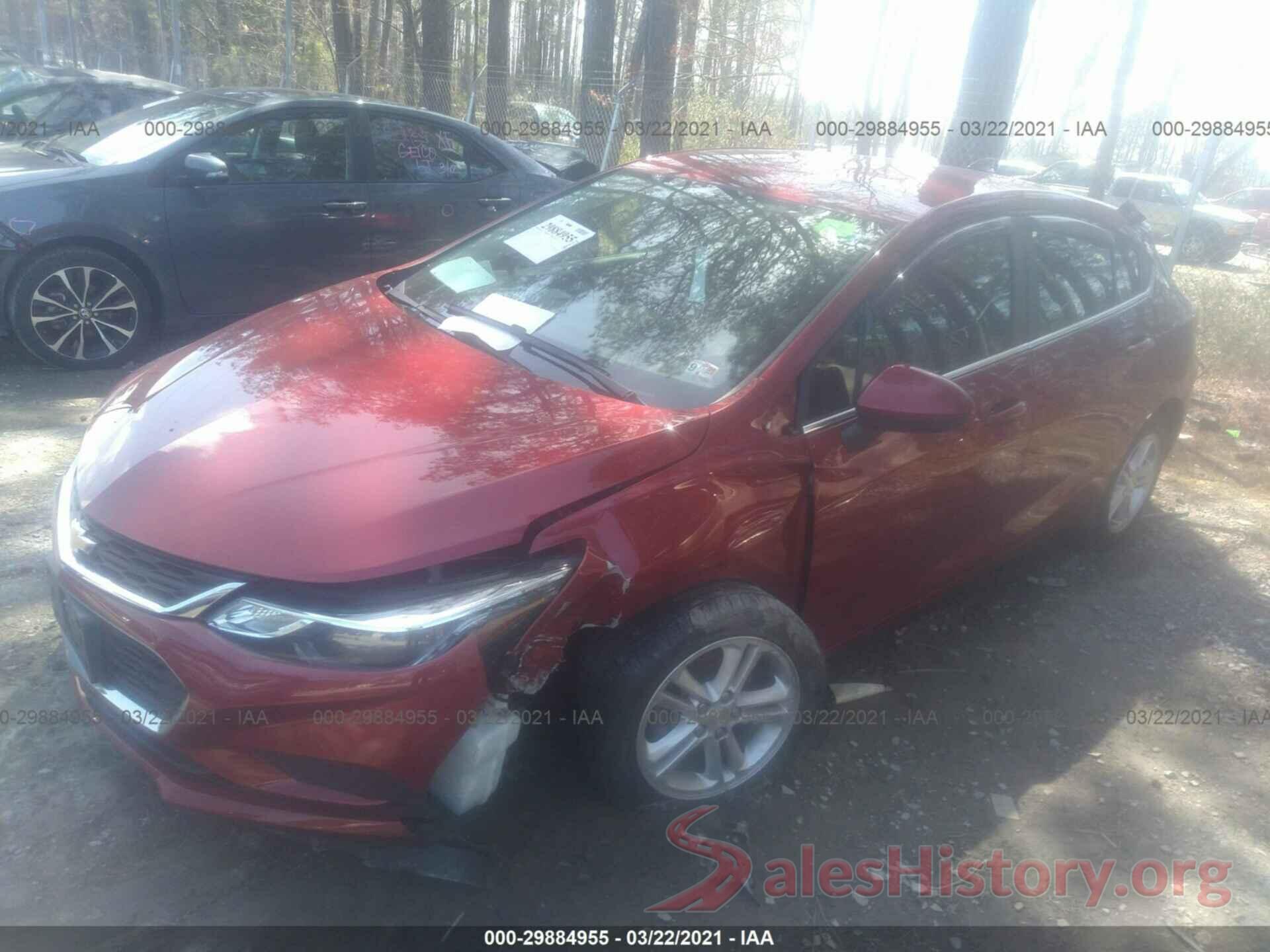 3G1BE6SM3JS600768 2018 CHEVROLET CRUZE