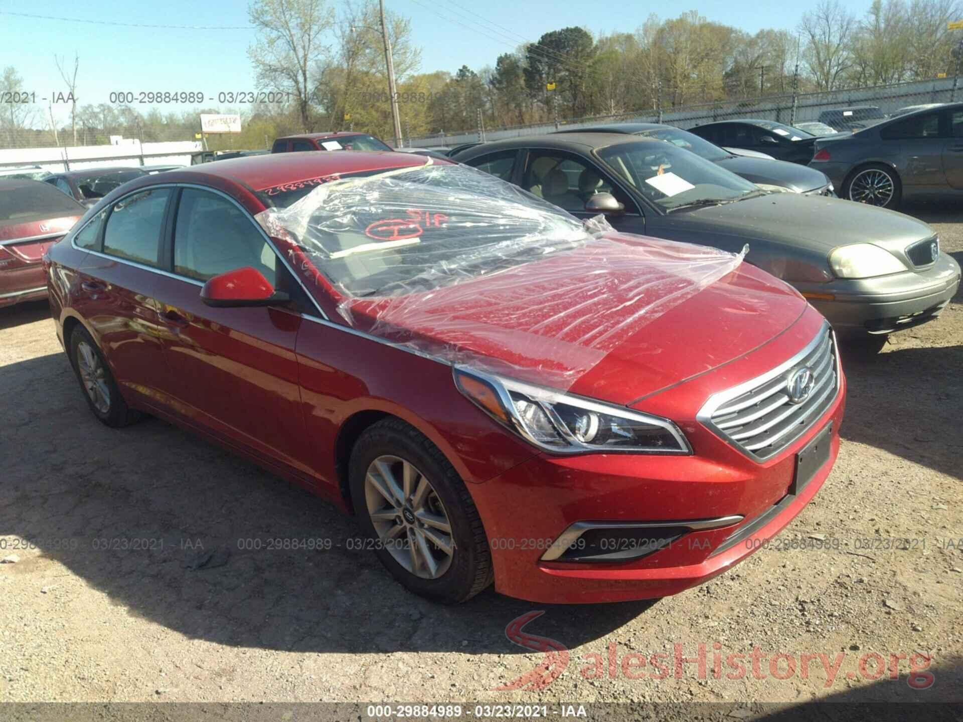 5NPE24AFXHH520120 2017 HYUNDAI SONATA