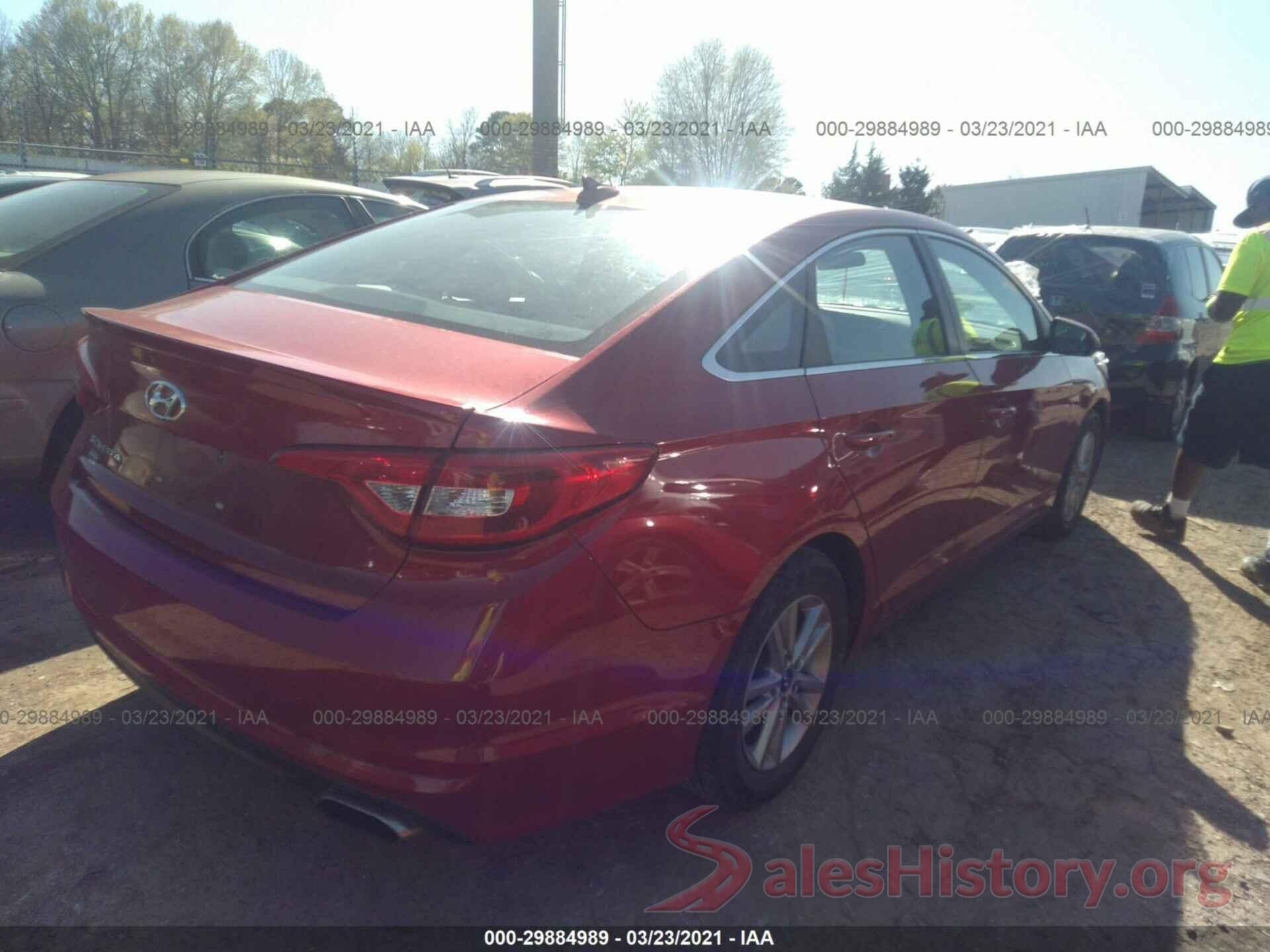 5NPE24AFXHH520120 2017 HYUNDAI SONATA