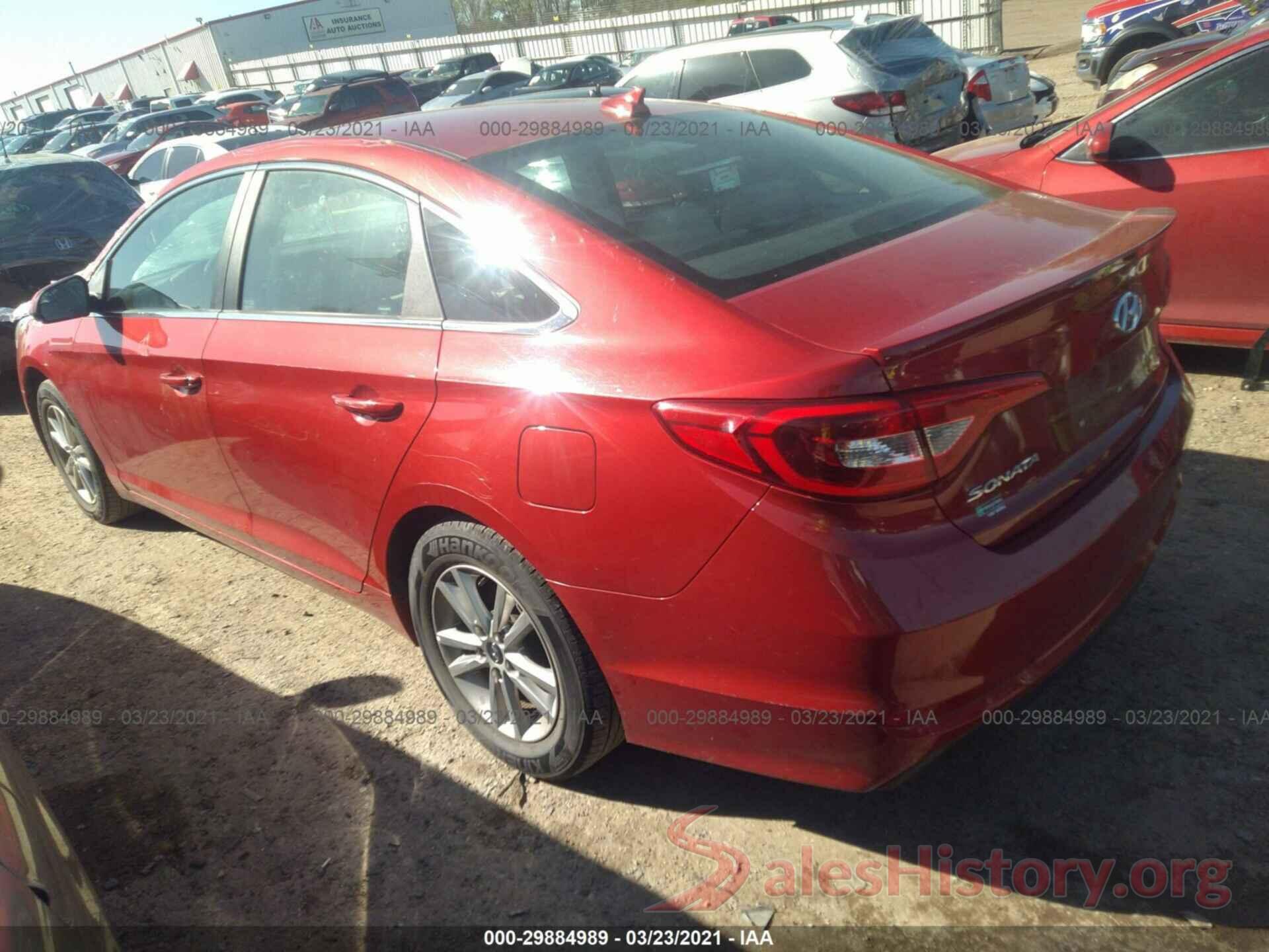 5NPE24AFXHH520120 2017 HYUNDAI SONATA