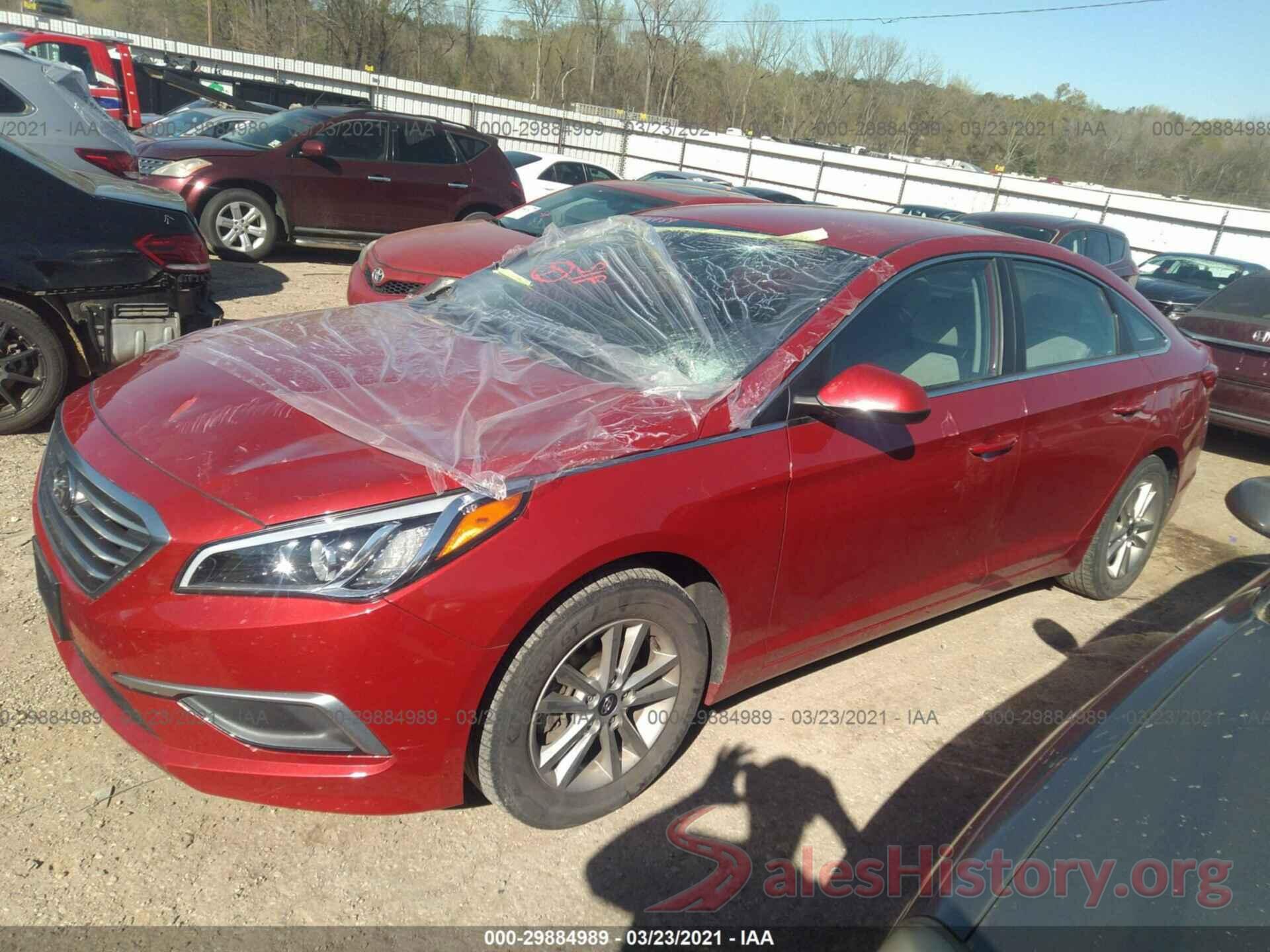 5NPE24AFXHH520120 2017 HYUNDAI SONATA