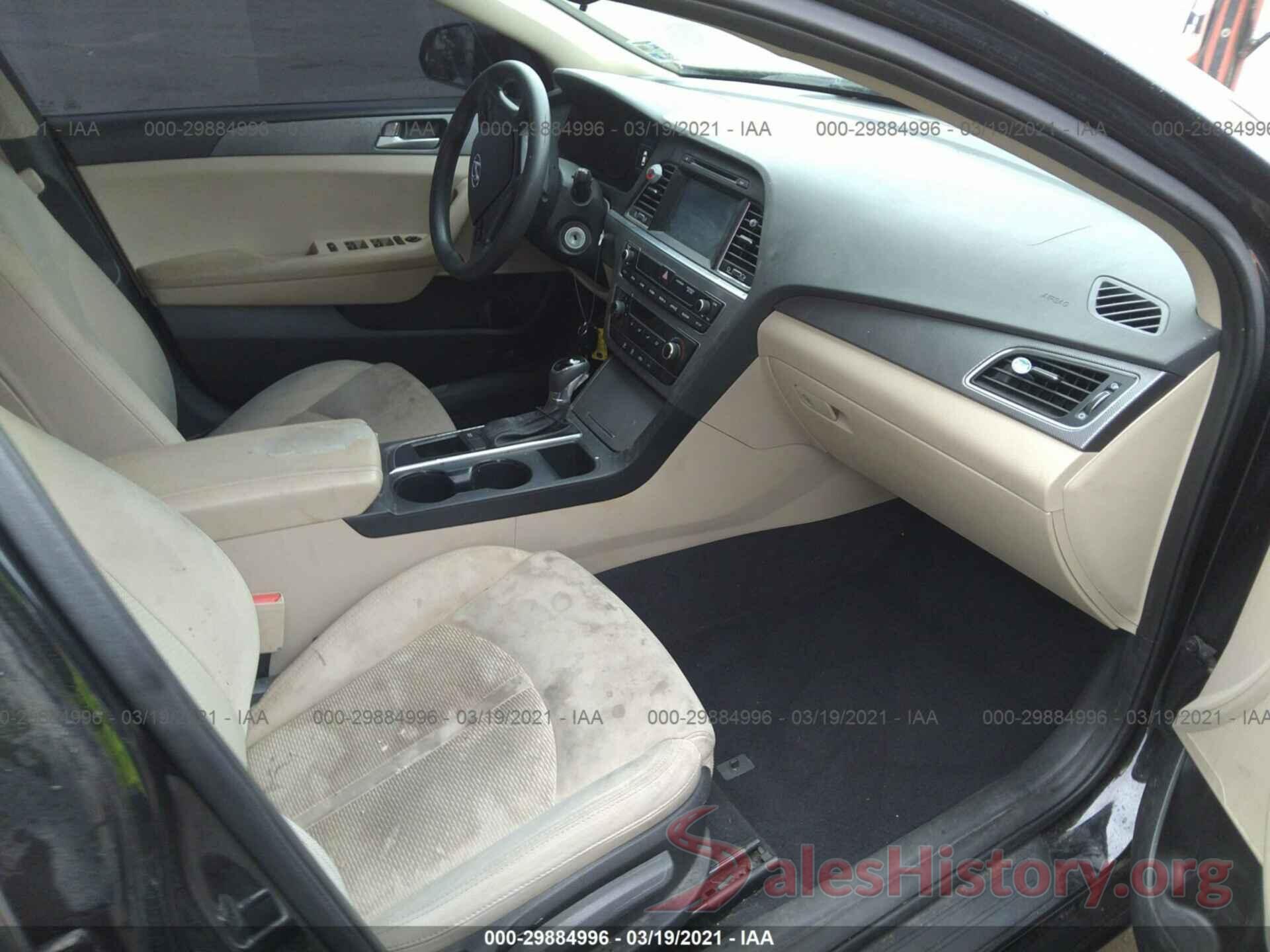 5NPE24AF8GH345476 2016 HYUNDAI SONATA