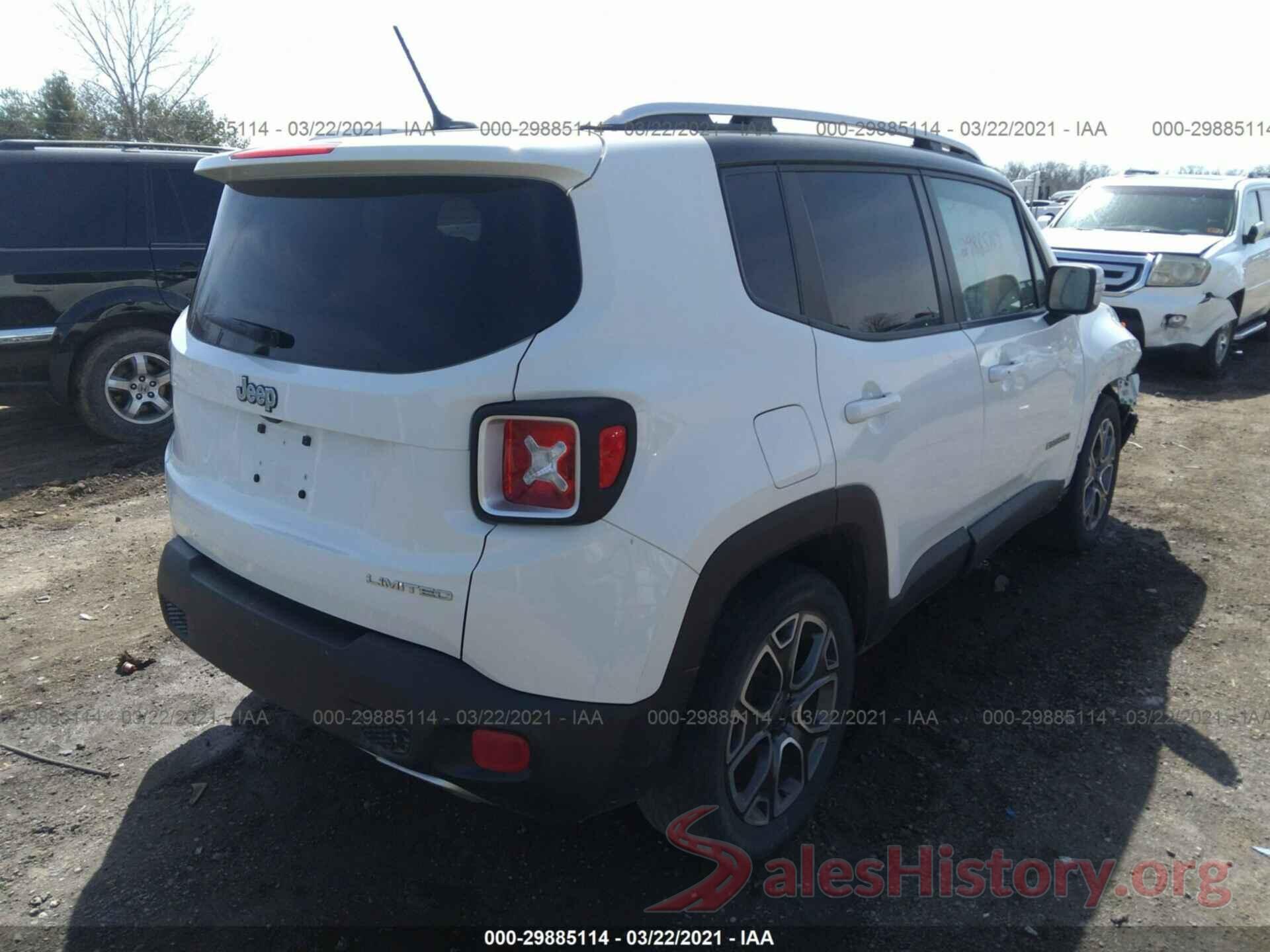 ZACCJADT5GPC65991 2016 JEEP RENEGADE