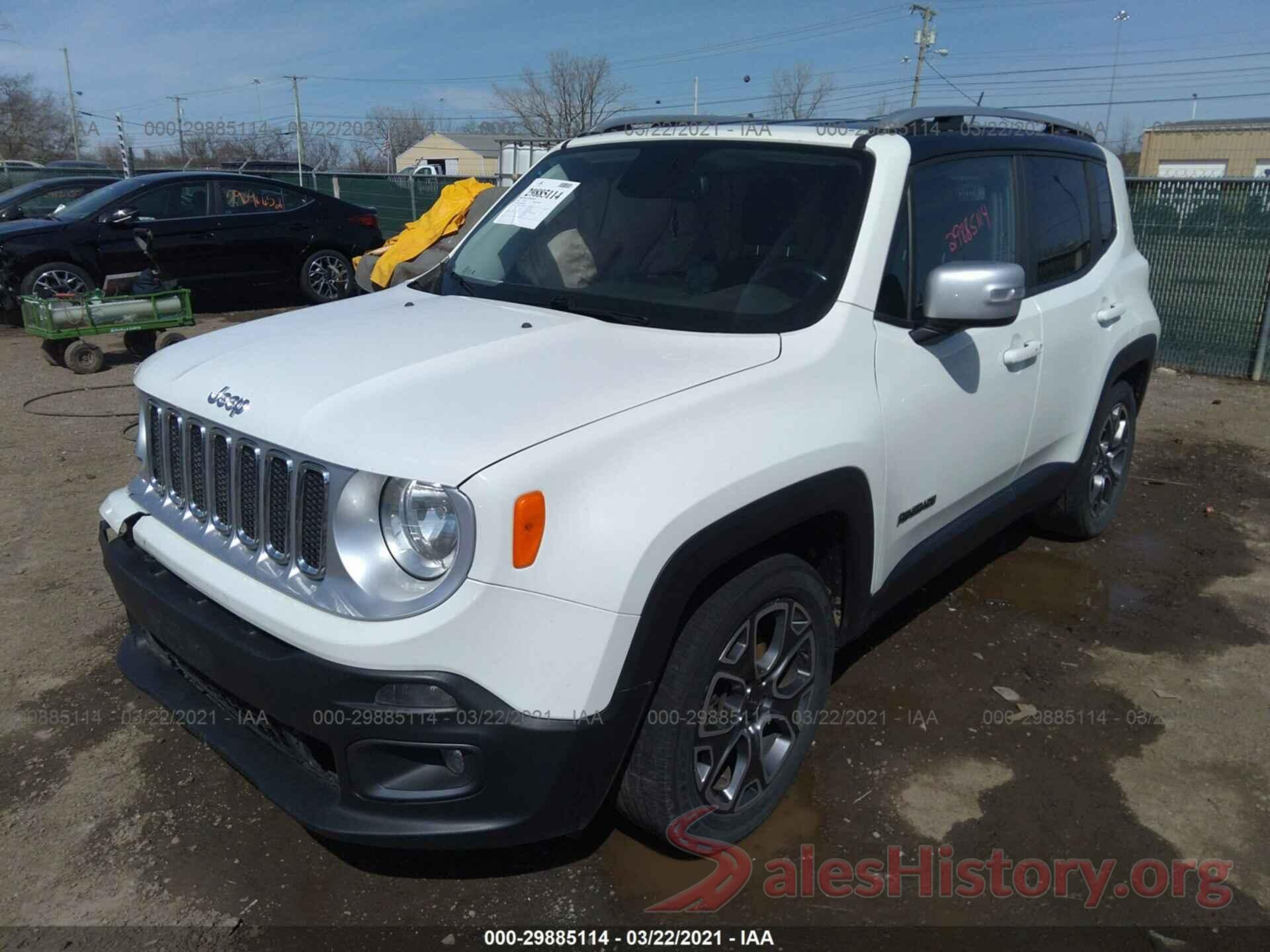 ZACCJADT5GPC65991 2016 JEEP RENEGADE