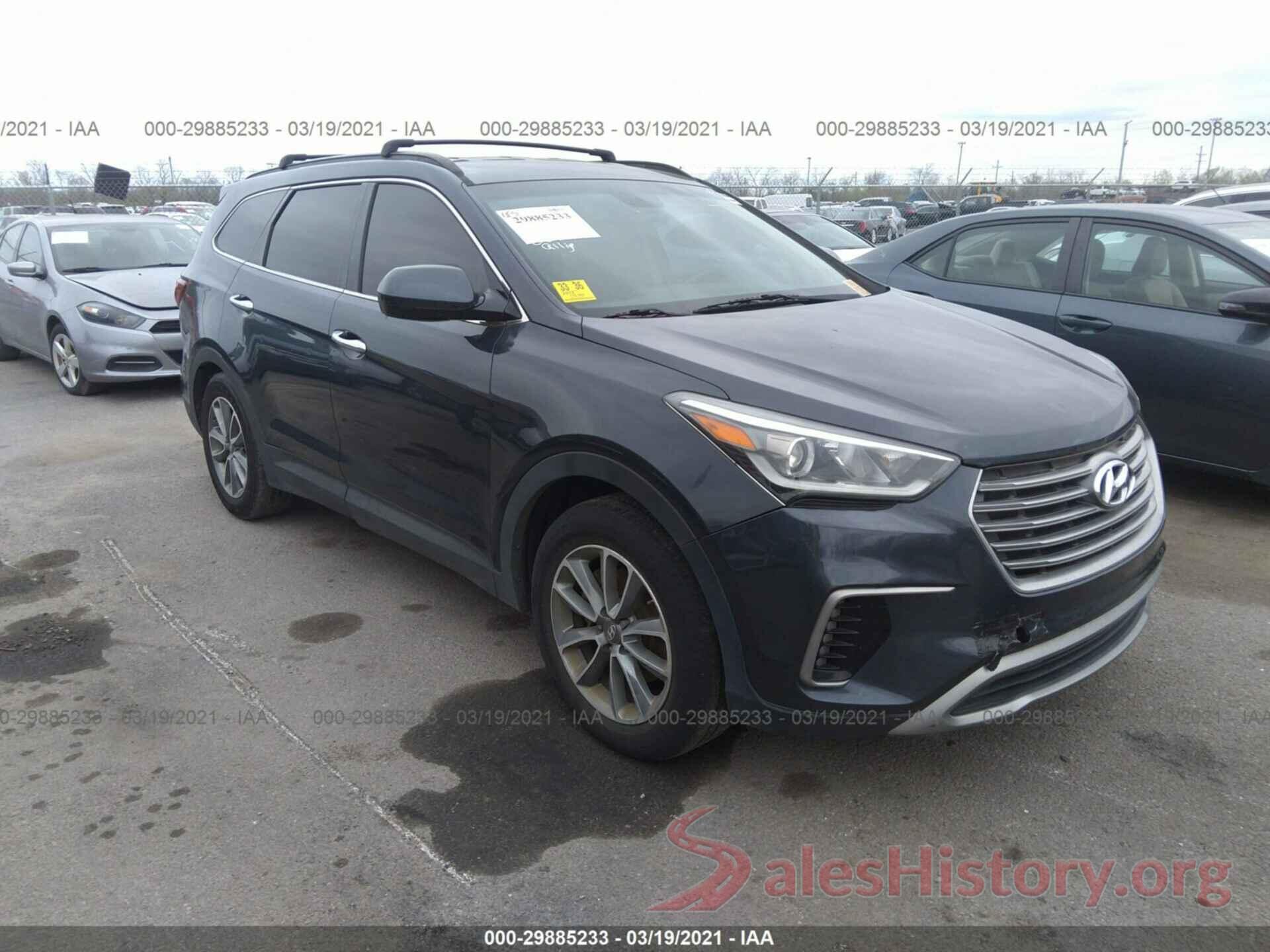 KM8SM4HF6HU204878 2017 HYUNDAI SANTA FE