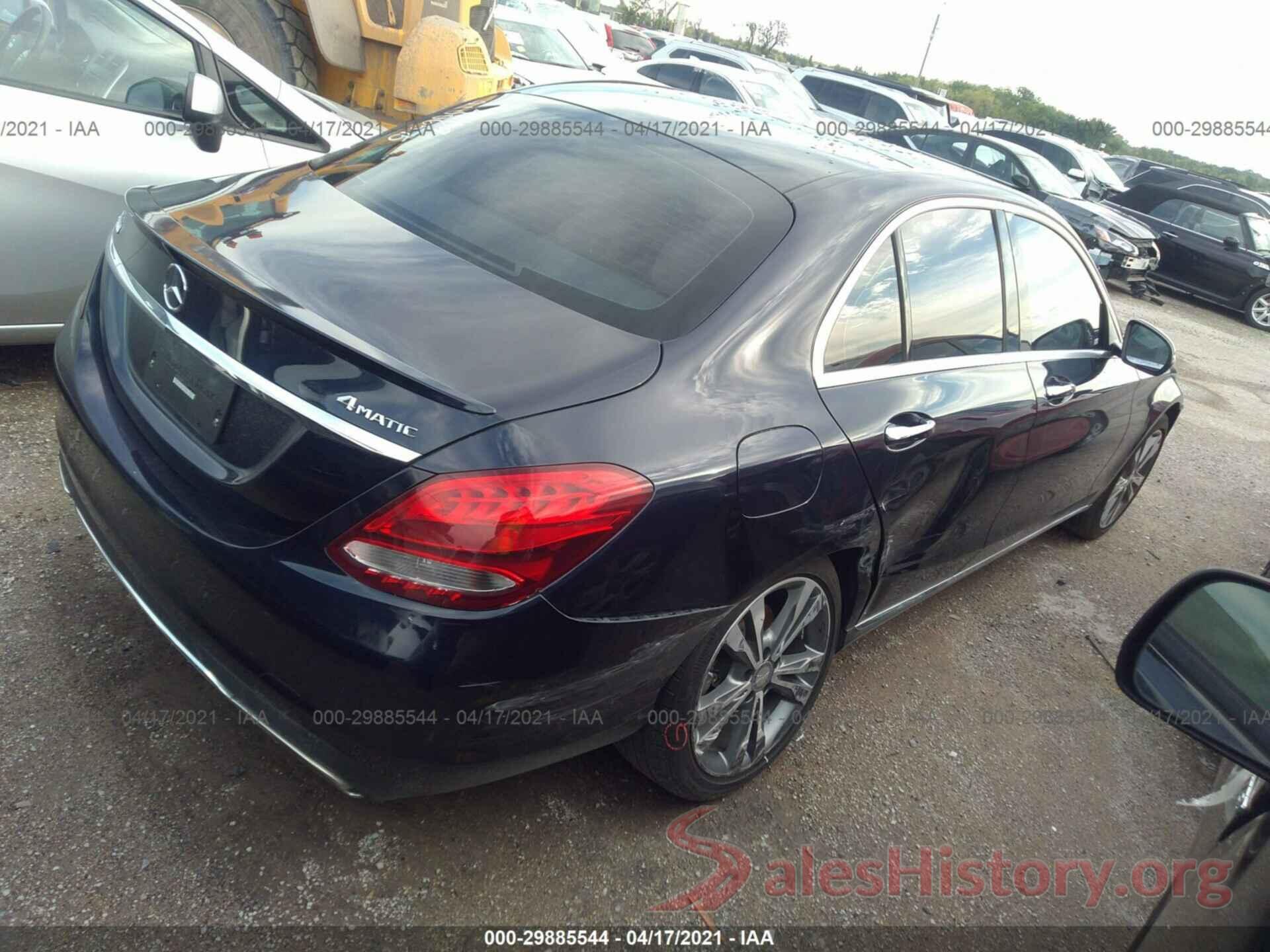 55SWF4KBXGU127721 2016 MERCEDES-BENZ C-CLASS