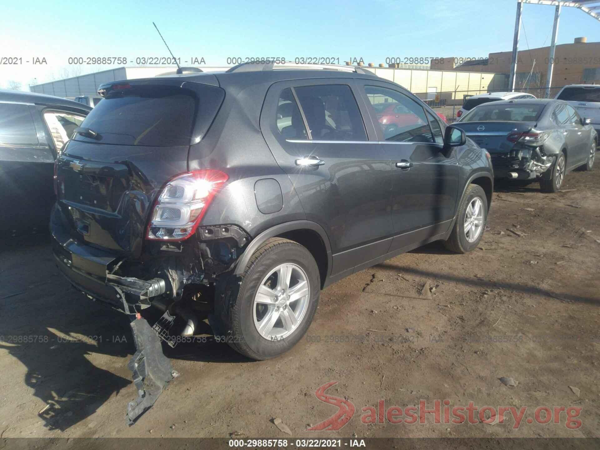 3GNCJLSB0JL319064 2018 CHEVROLET TRAX