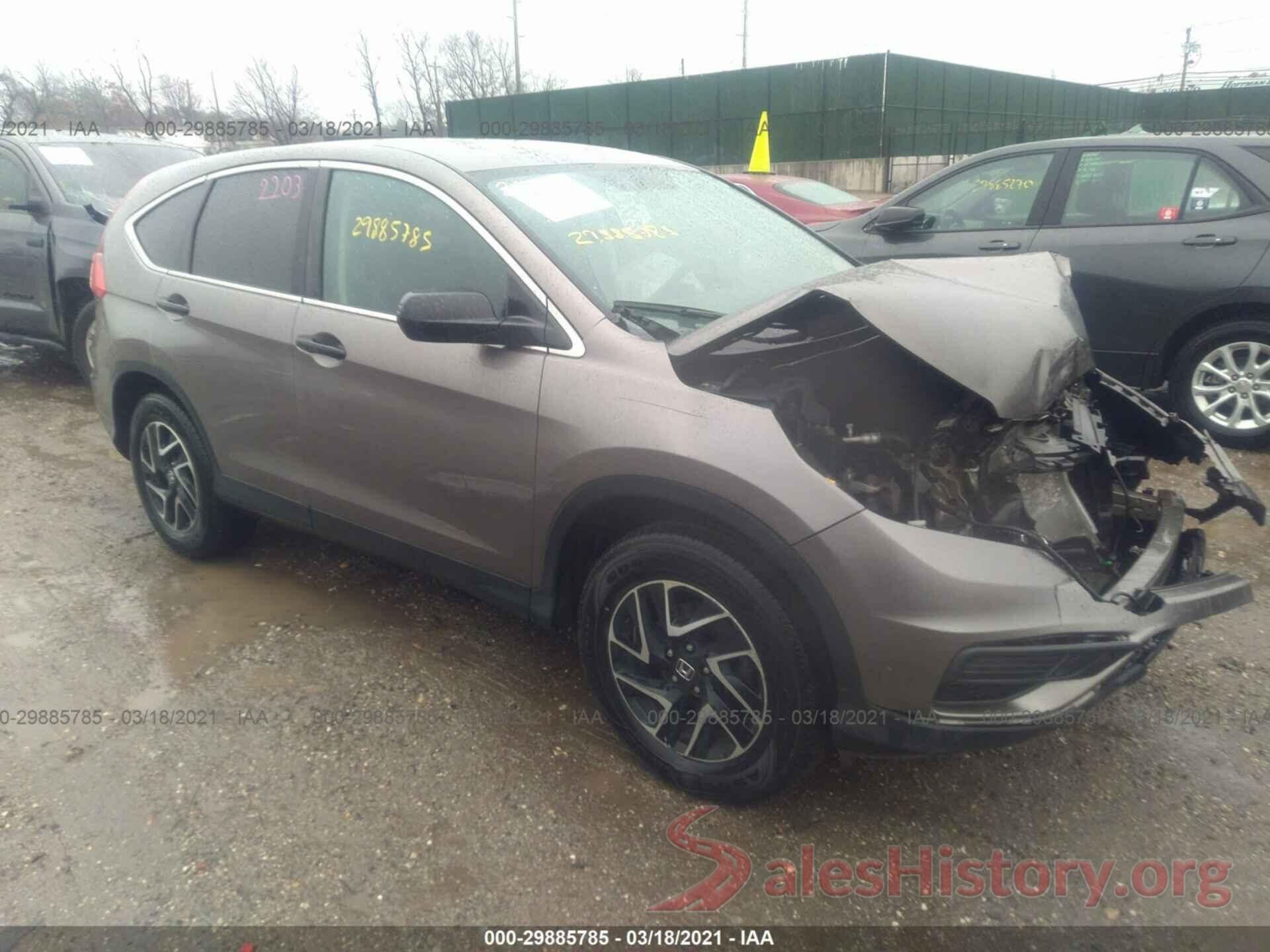 5J6RM4H45GL014862 2016 HONDA CR-V