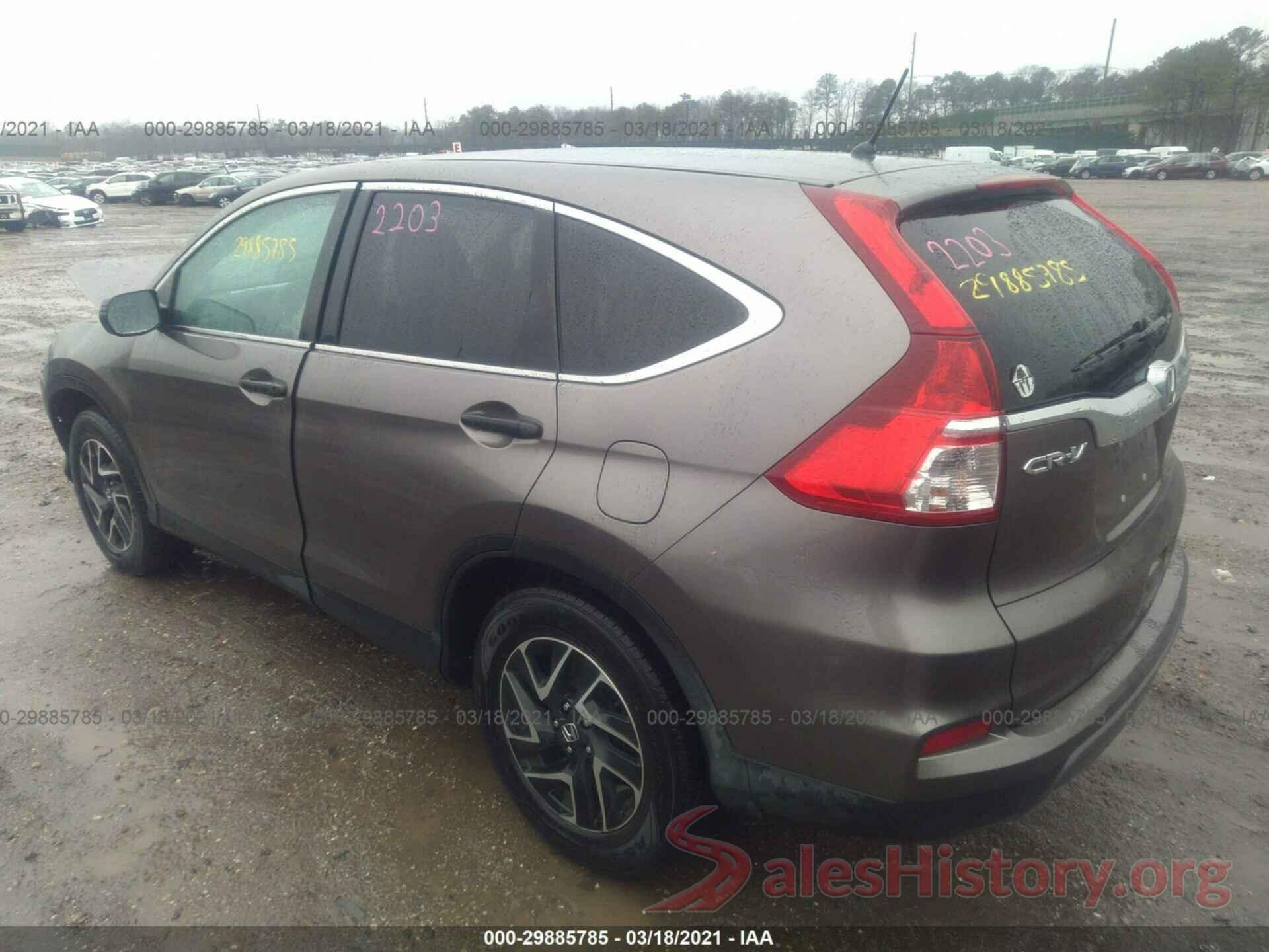 5J6RM4H45GL014862 2016 HONDA CR-V