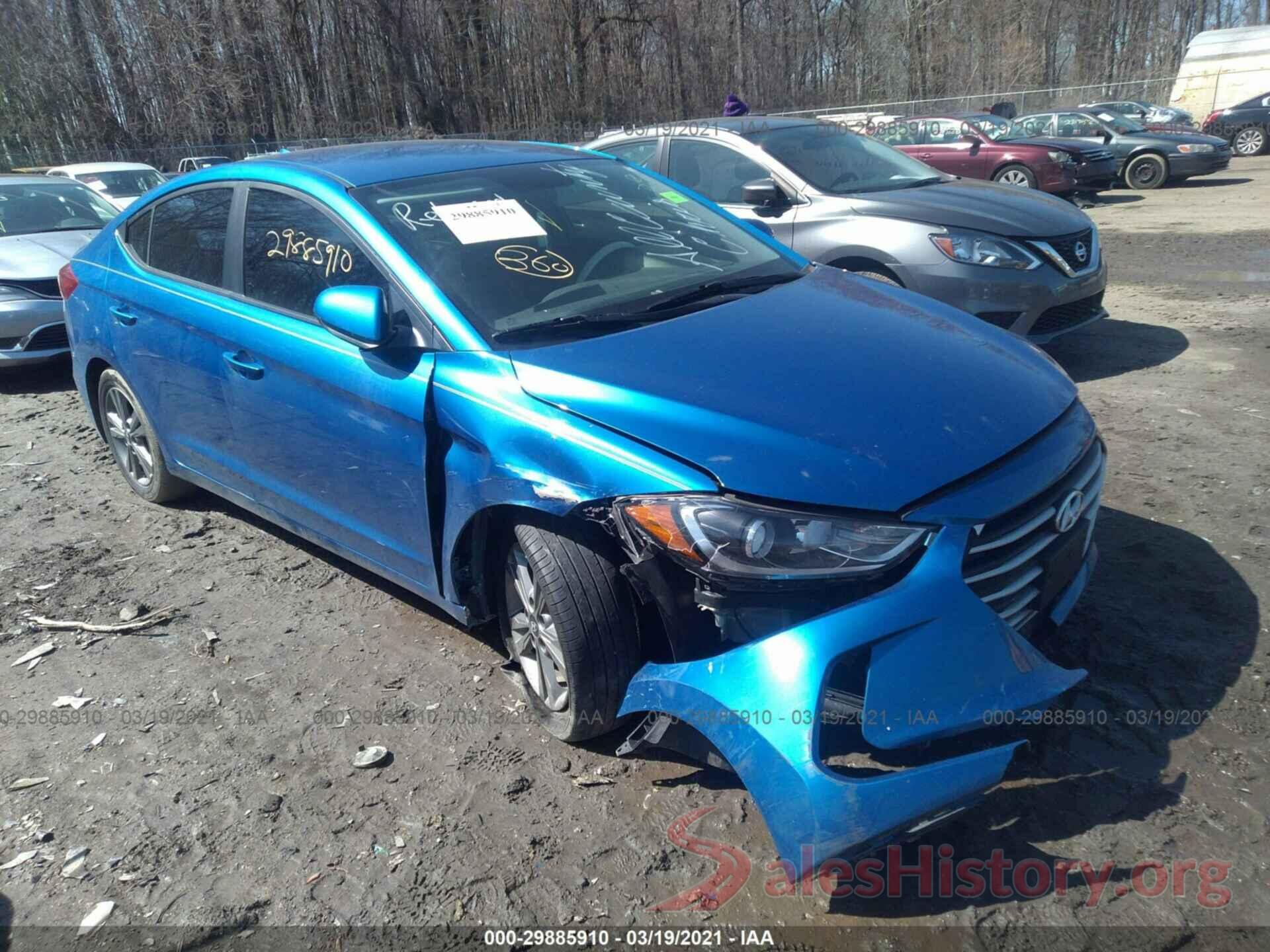 5NPD84LFXHH184394 2017 HYUNDAI ELANTRA