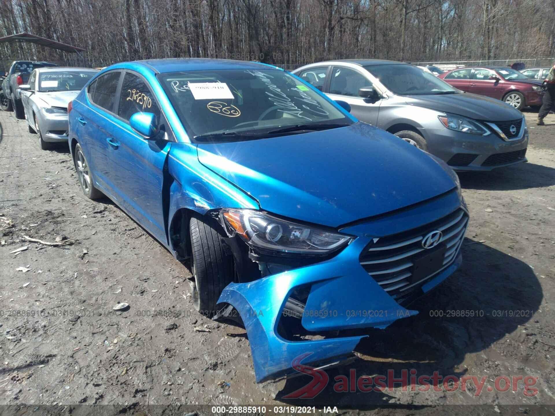 5NPD84LFXHH184394 2017 HYUNDAI ELANTRA