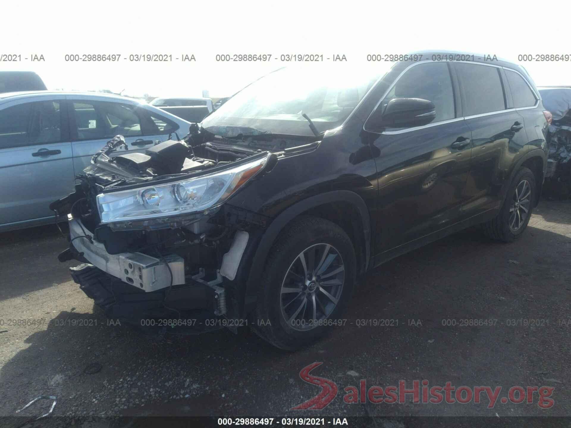 5TDJZRFH4JS800150 2018 TOYOTA HIGHLANDER